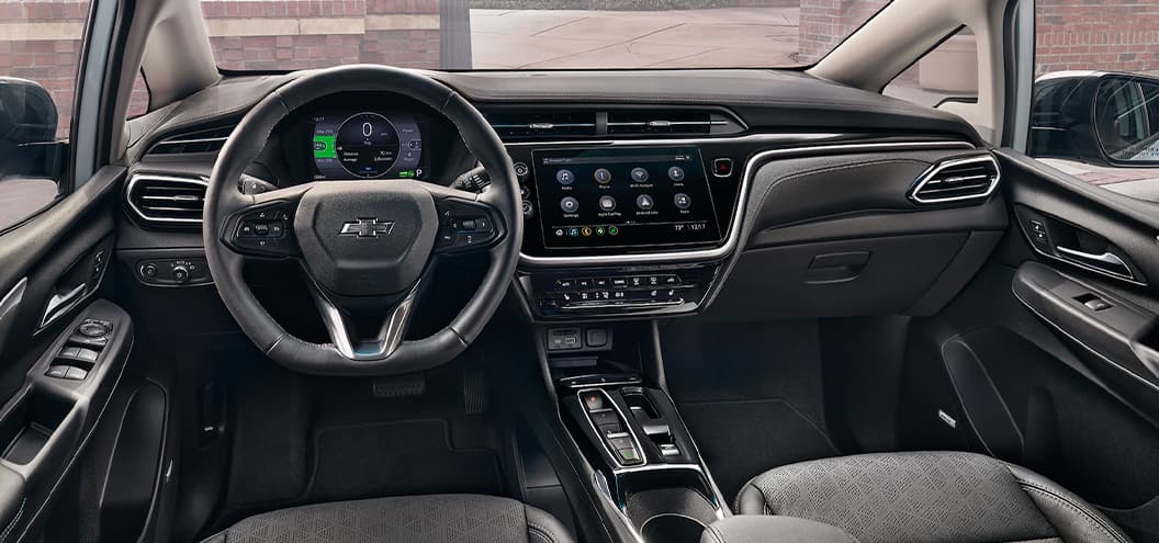 Chevy Bolt interior dashboard and tech