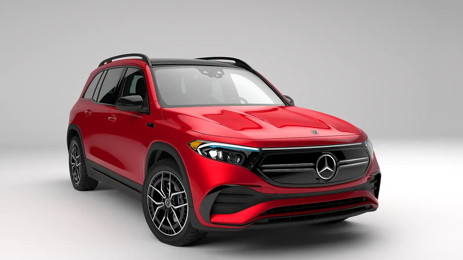 Red Mercedes-Benz EQB