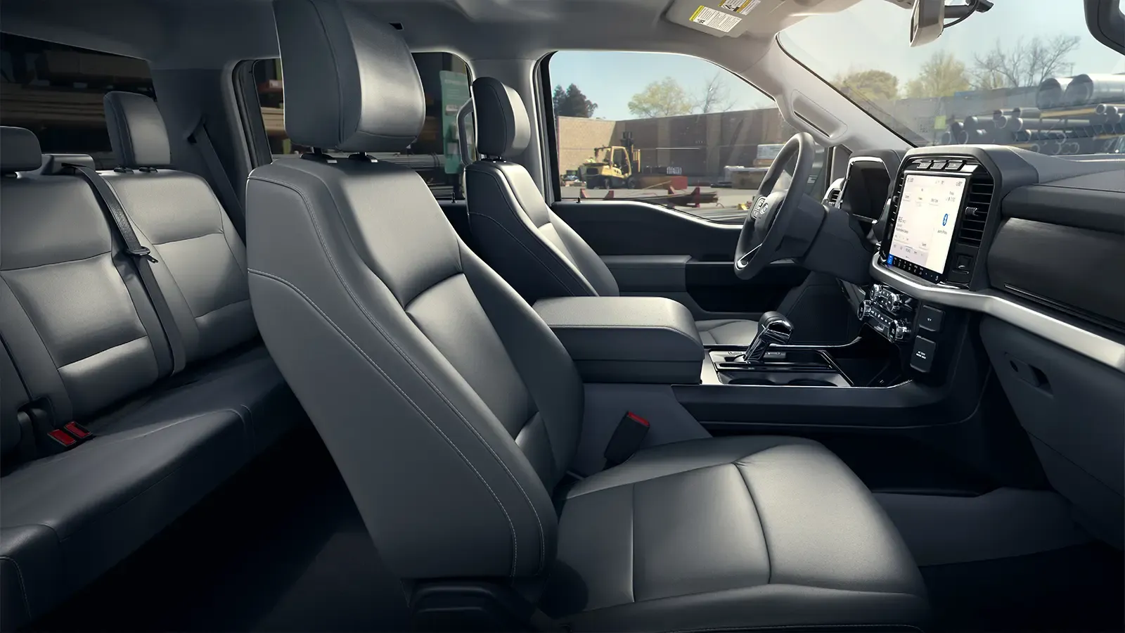 Interior Cabin of Ford F-150 Lightning
