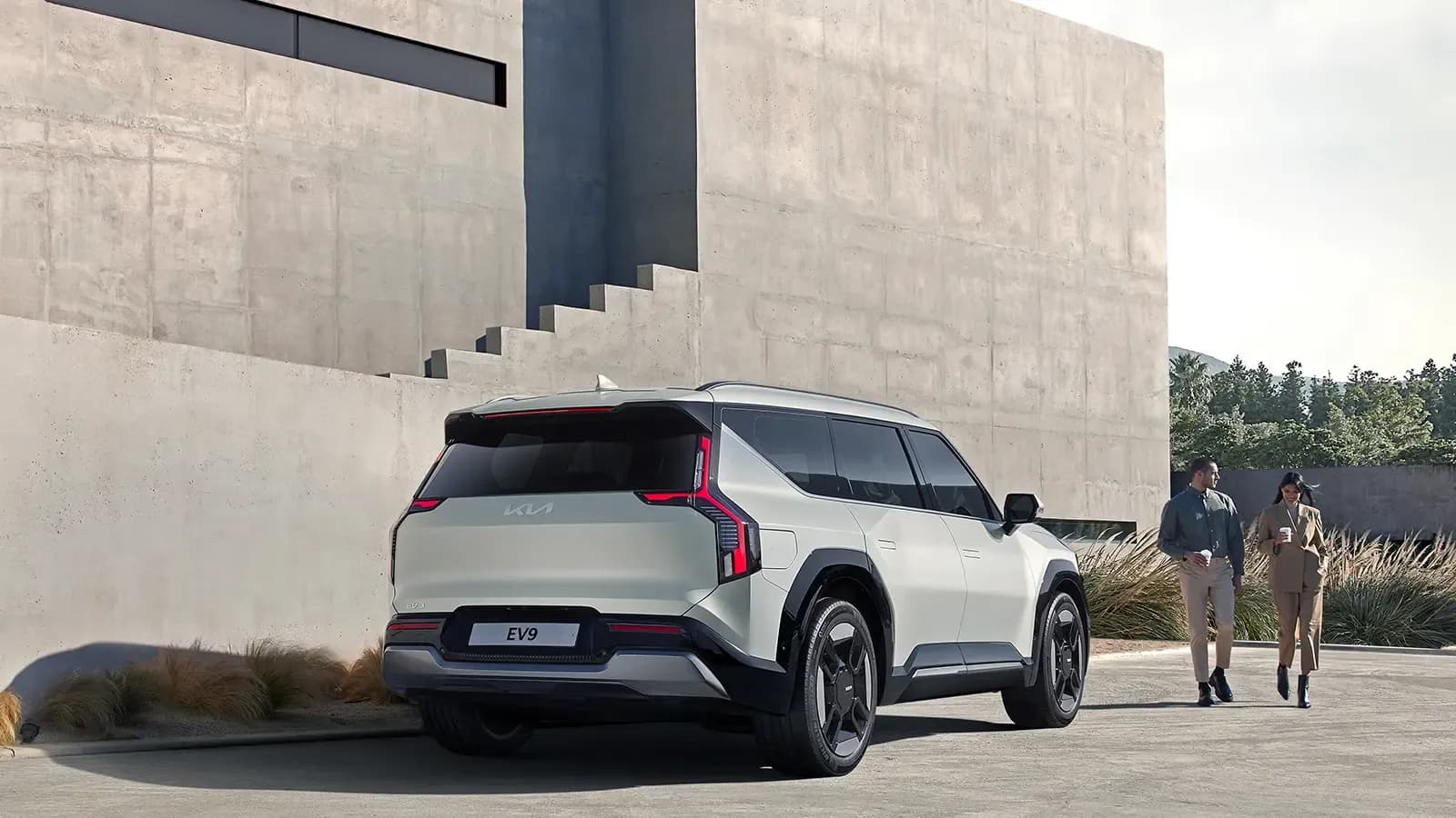 Kia EV9 Back Tilted Profile