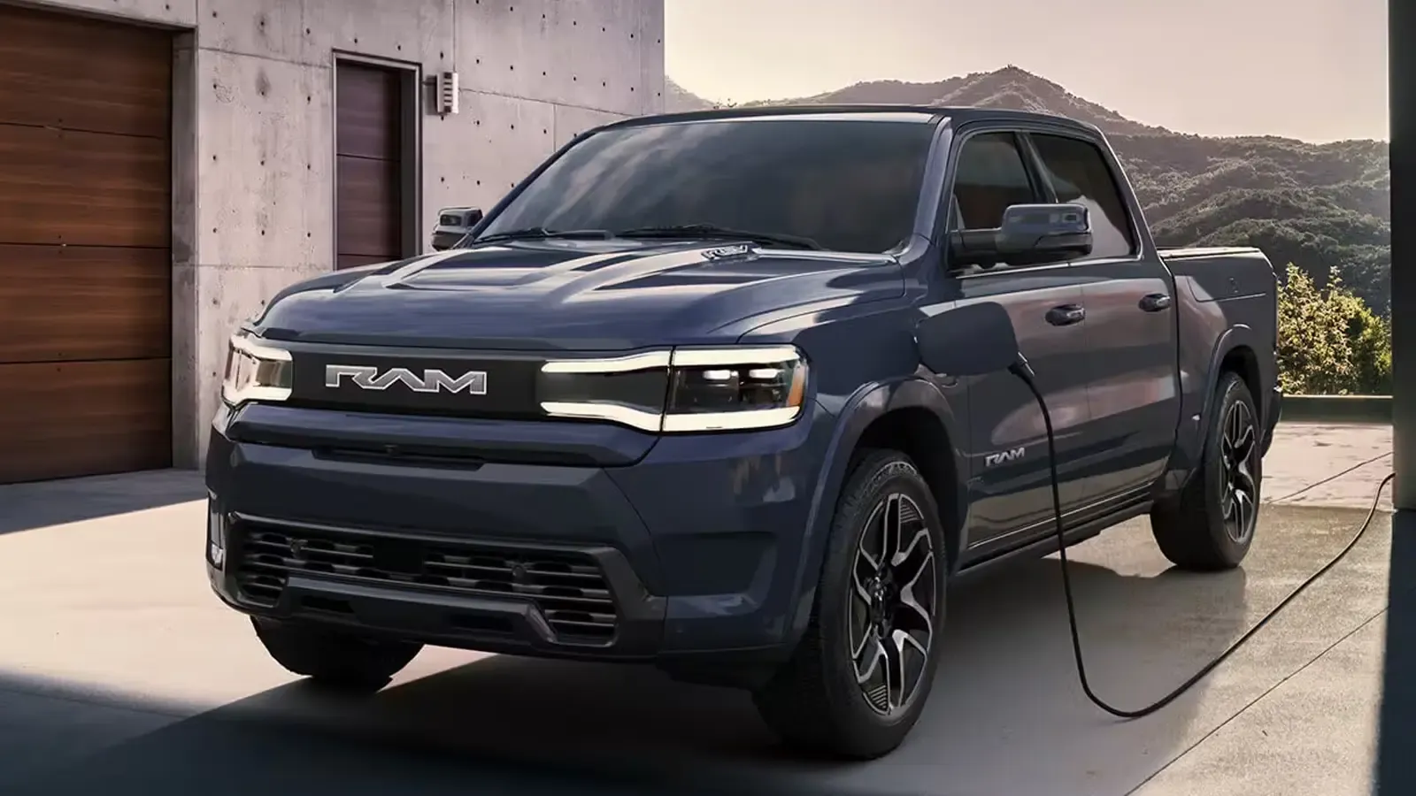 RAM 1500 EV charging at home