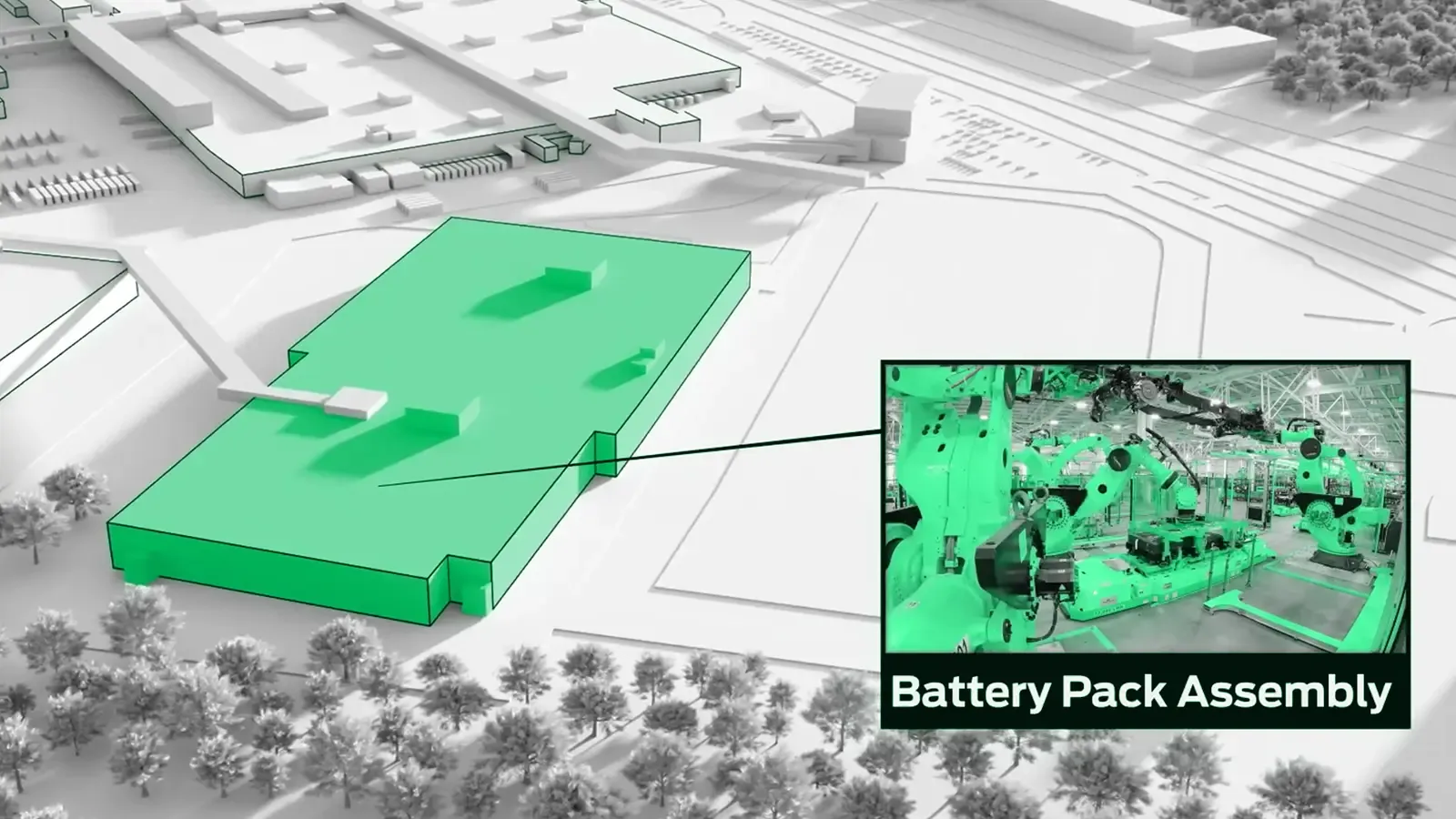 Blueprint of the Canadian complex and Battery Pack Assembly
