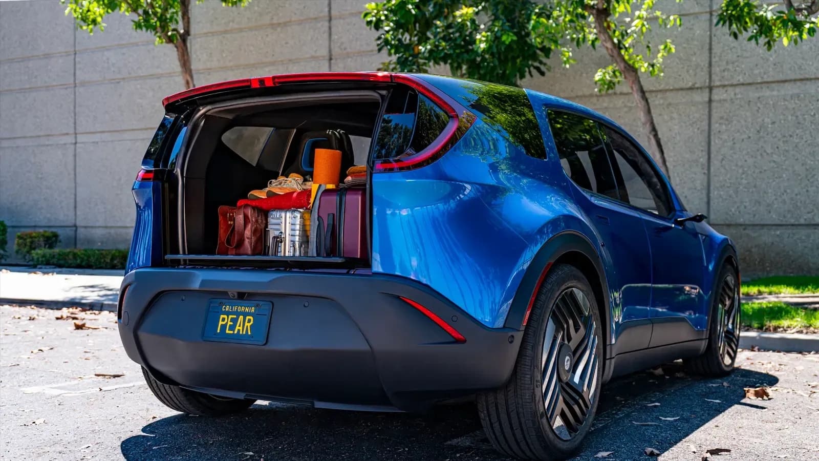 Fisker Pear cargo exterior view