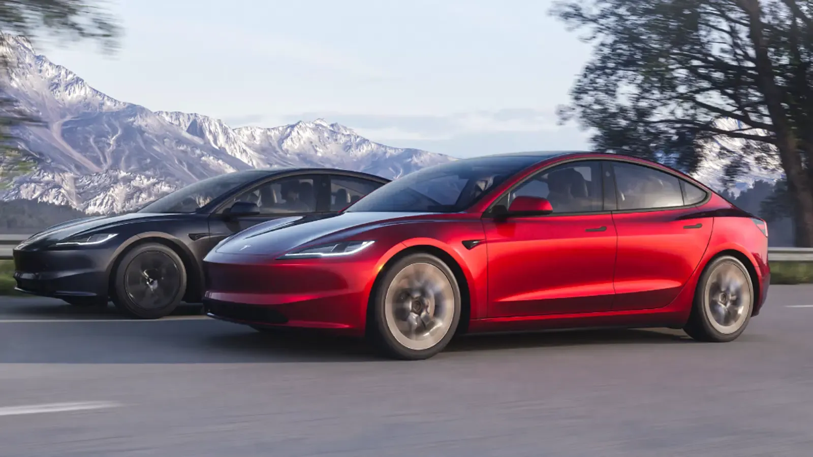 Tesla Model 3 2024 exterior model view