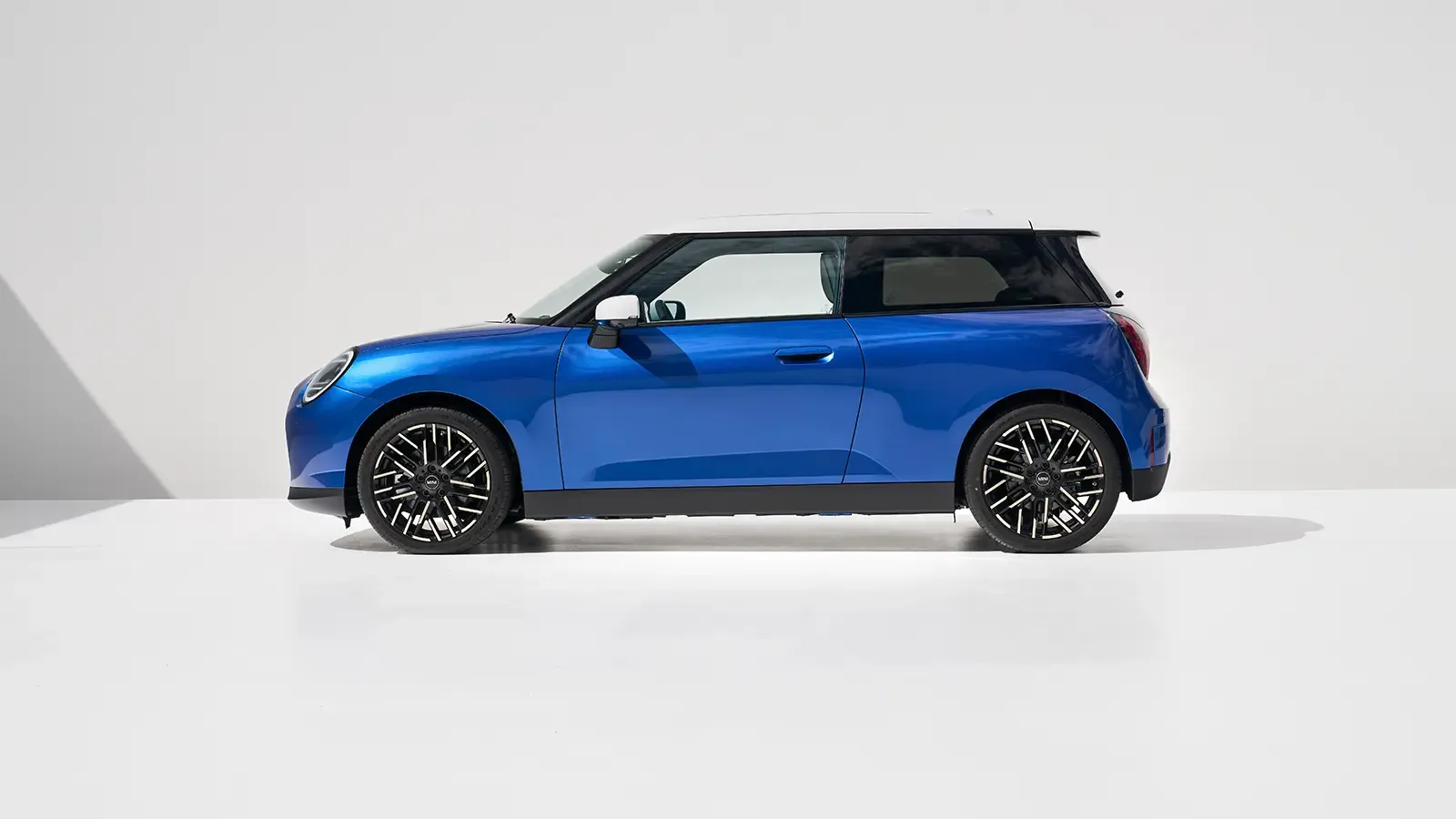 All Electric Mini Cooper exterior side profile
