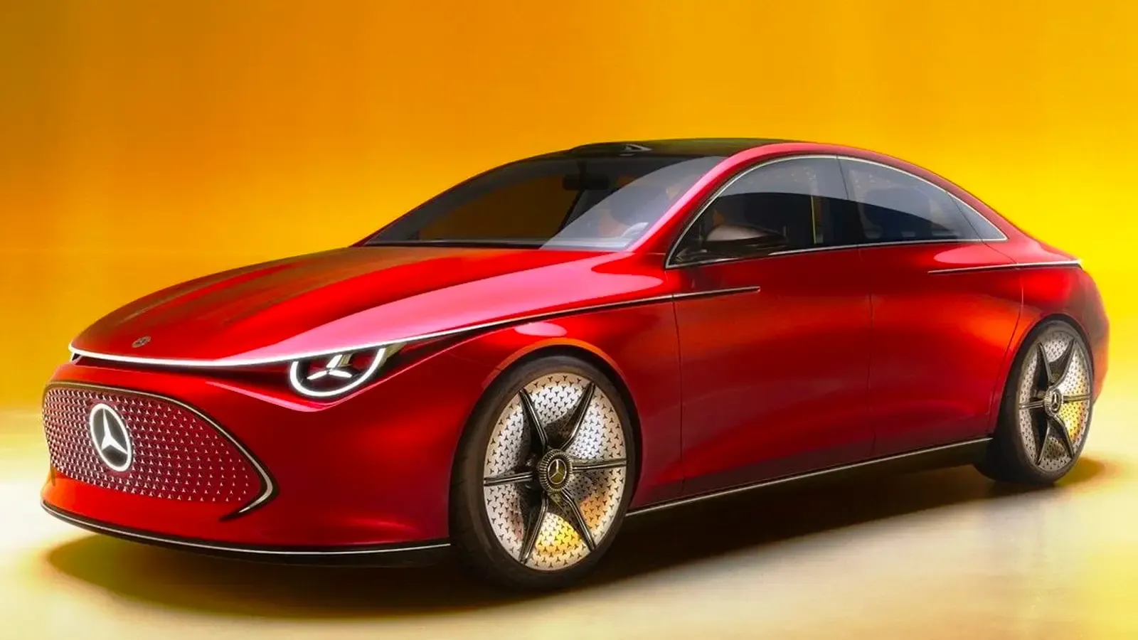 Mercedes Electric CLA exterior view