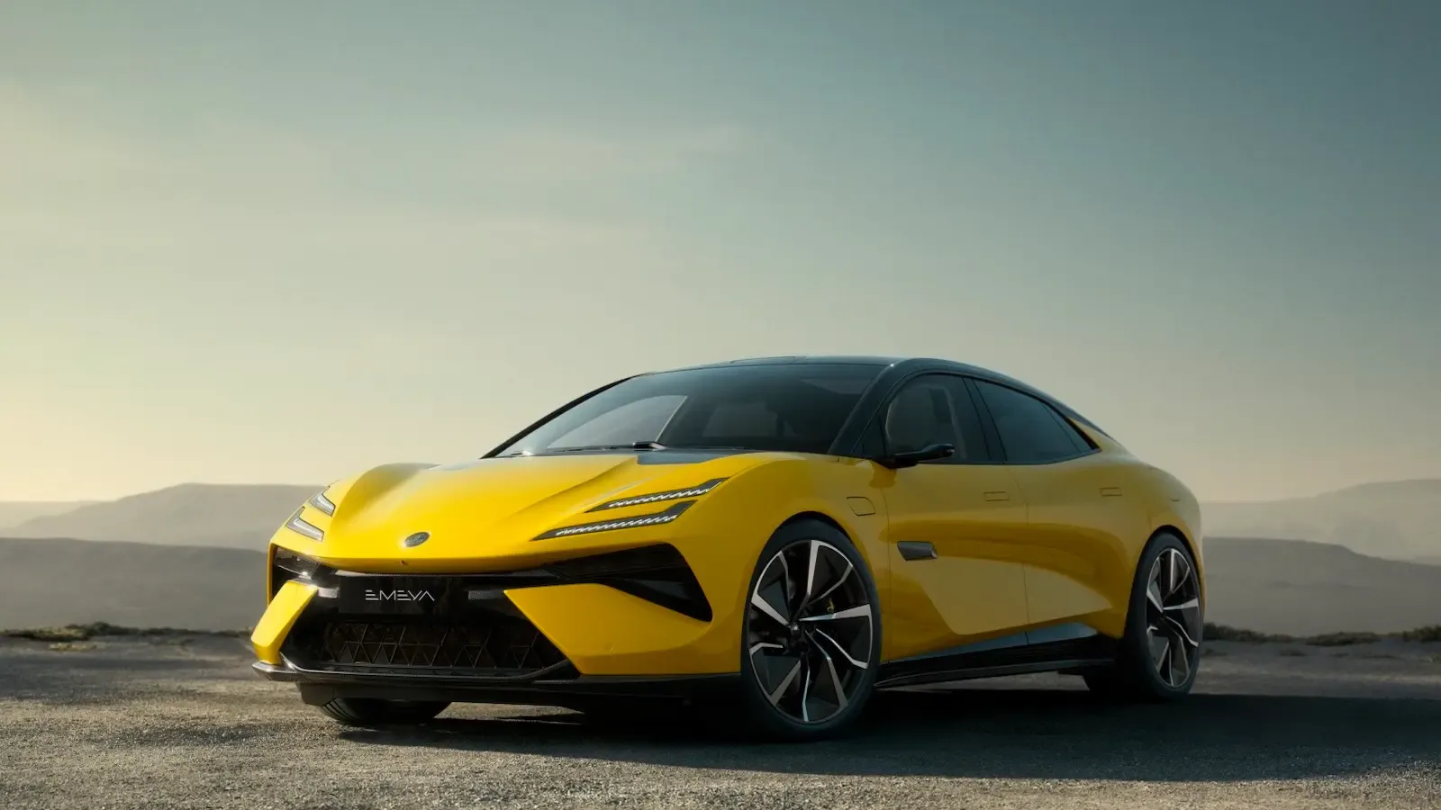 2024 Lotus Emeya Electric GT in yellow