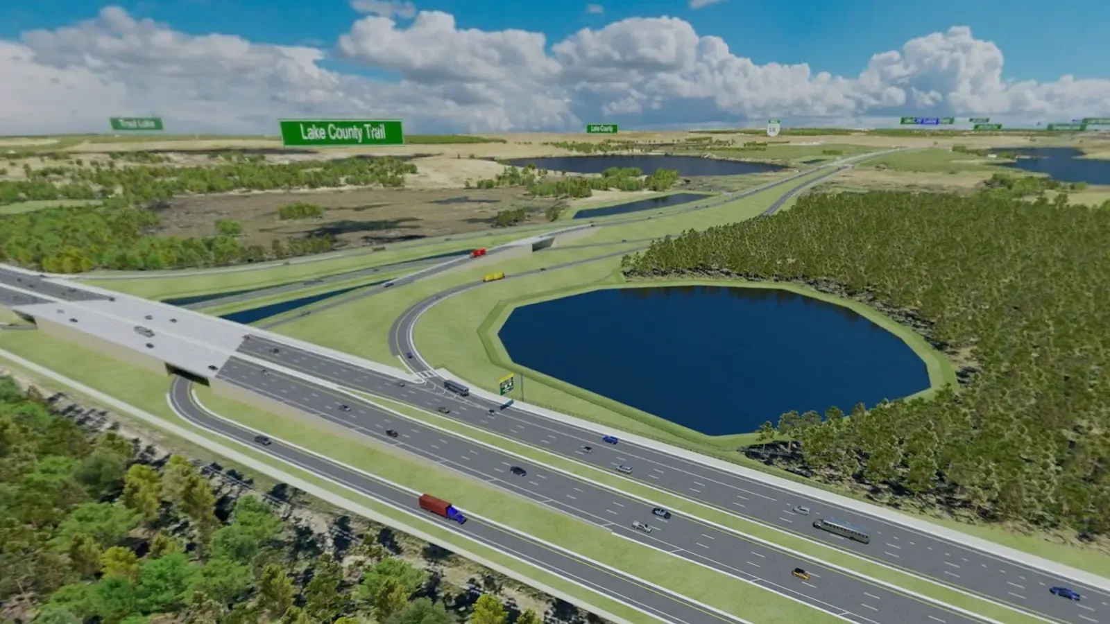 Proposed State Road 516 road map model 
