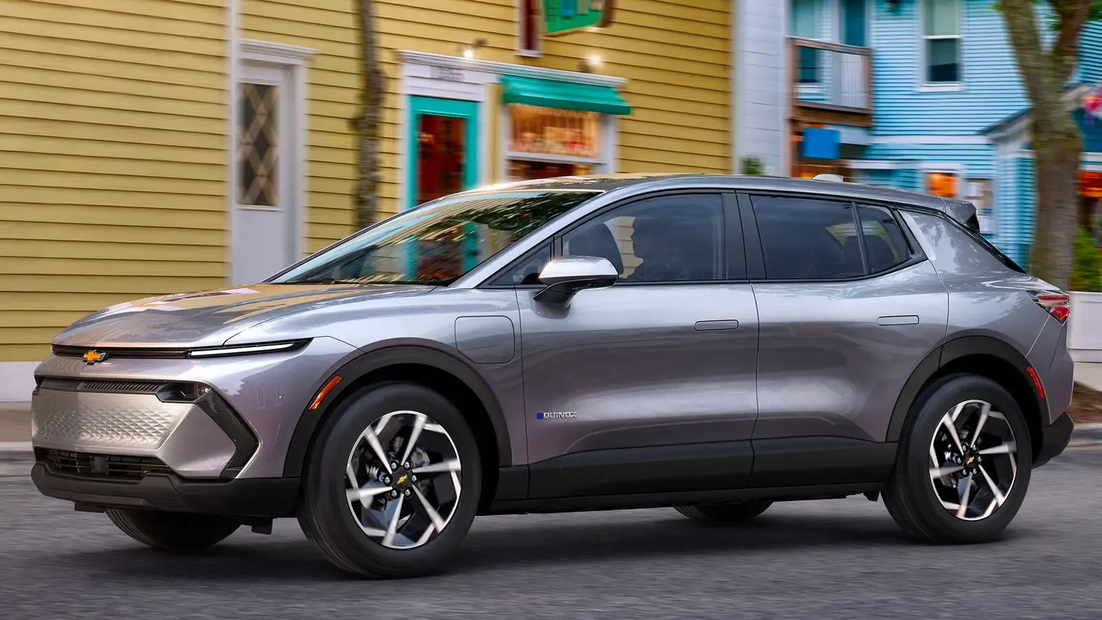 Chevrolet Equinox EV driving on the road