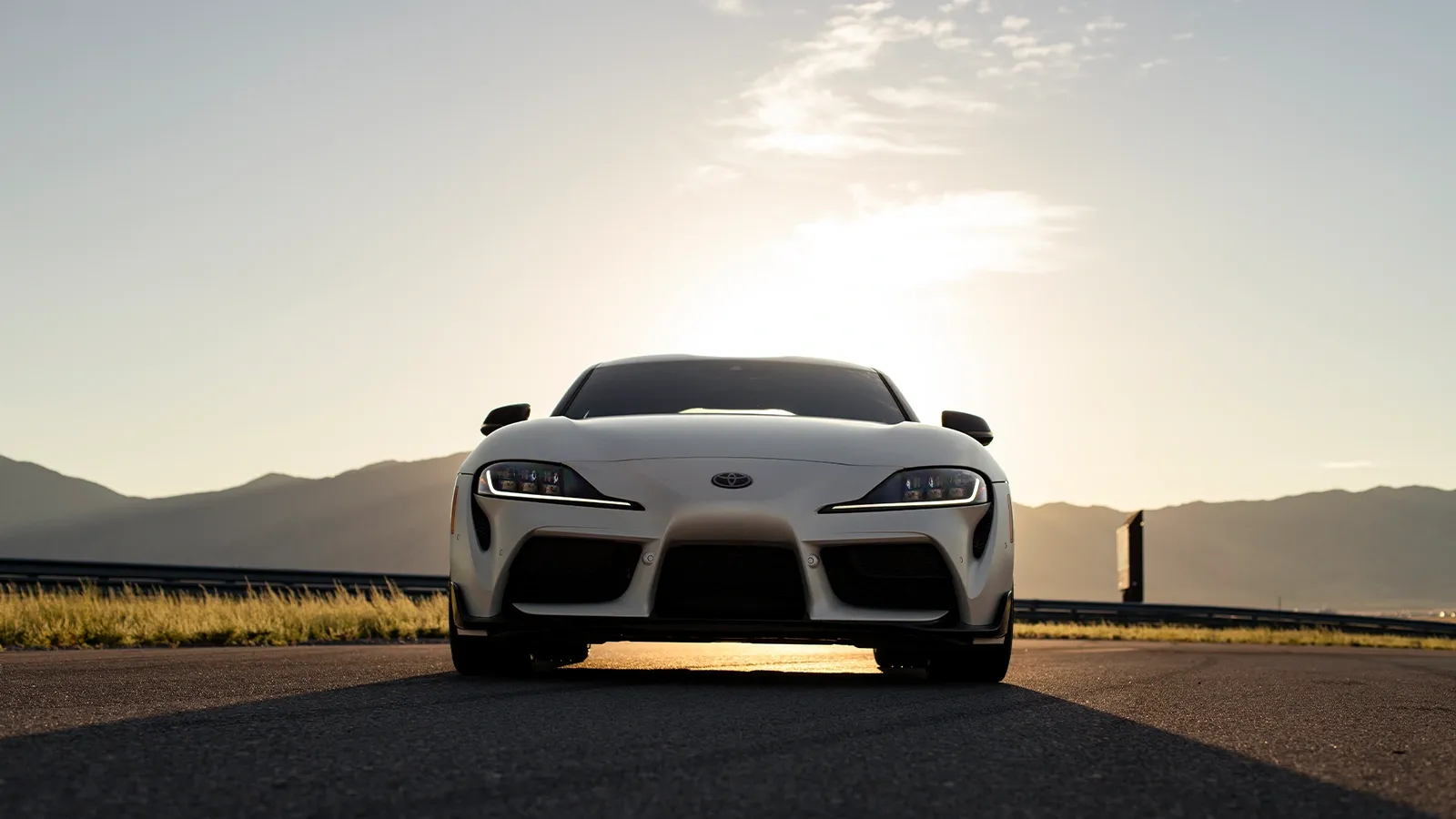 White fuel efficient sports car