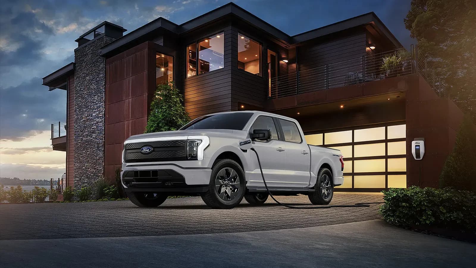 Ford electric truck charging