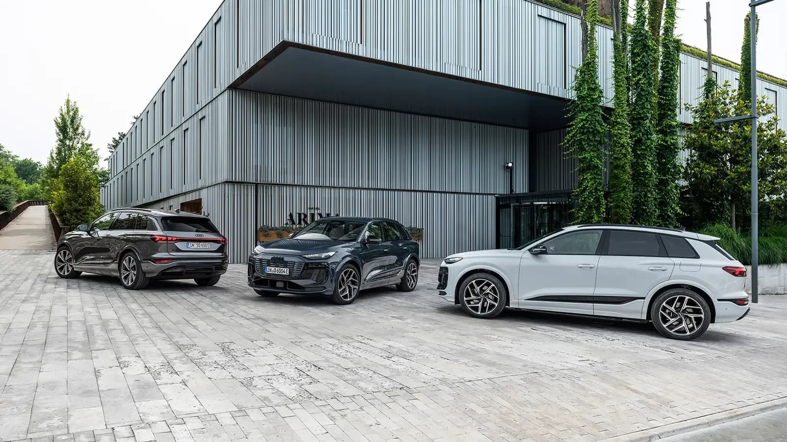 Audi Q6 e-tron parked