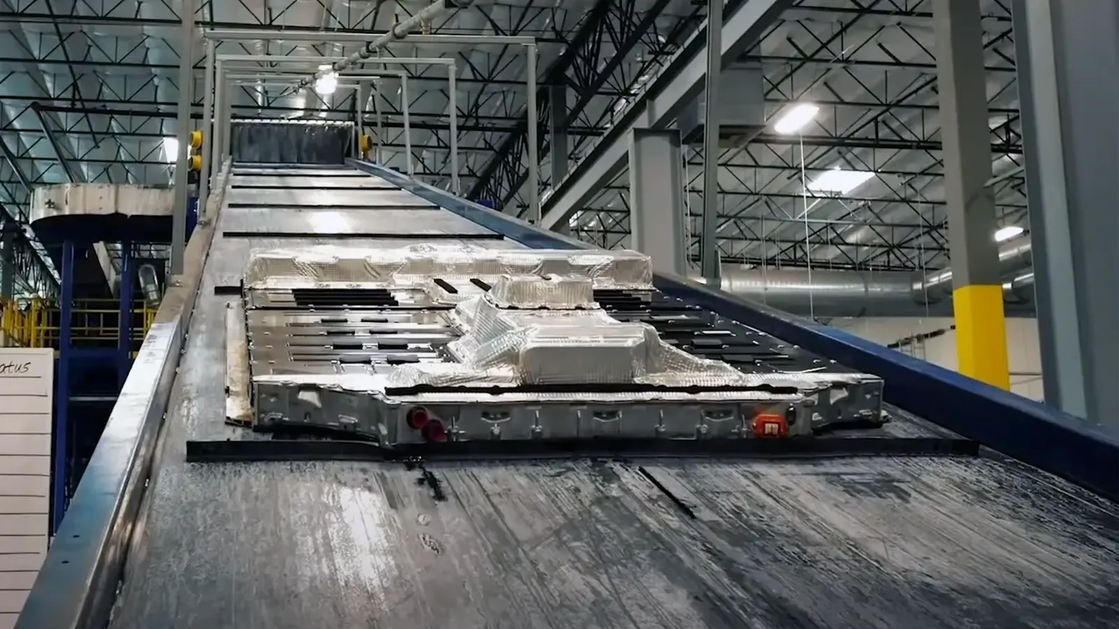 EV battery recycling facility