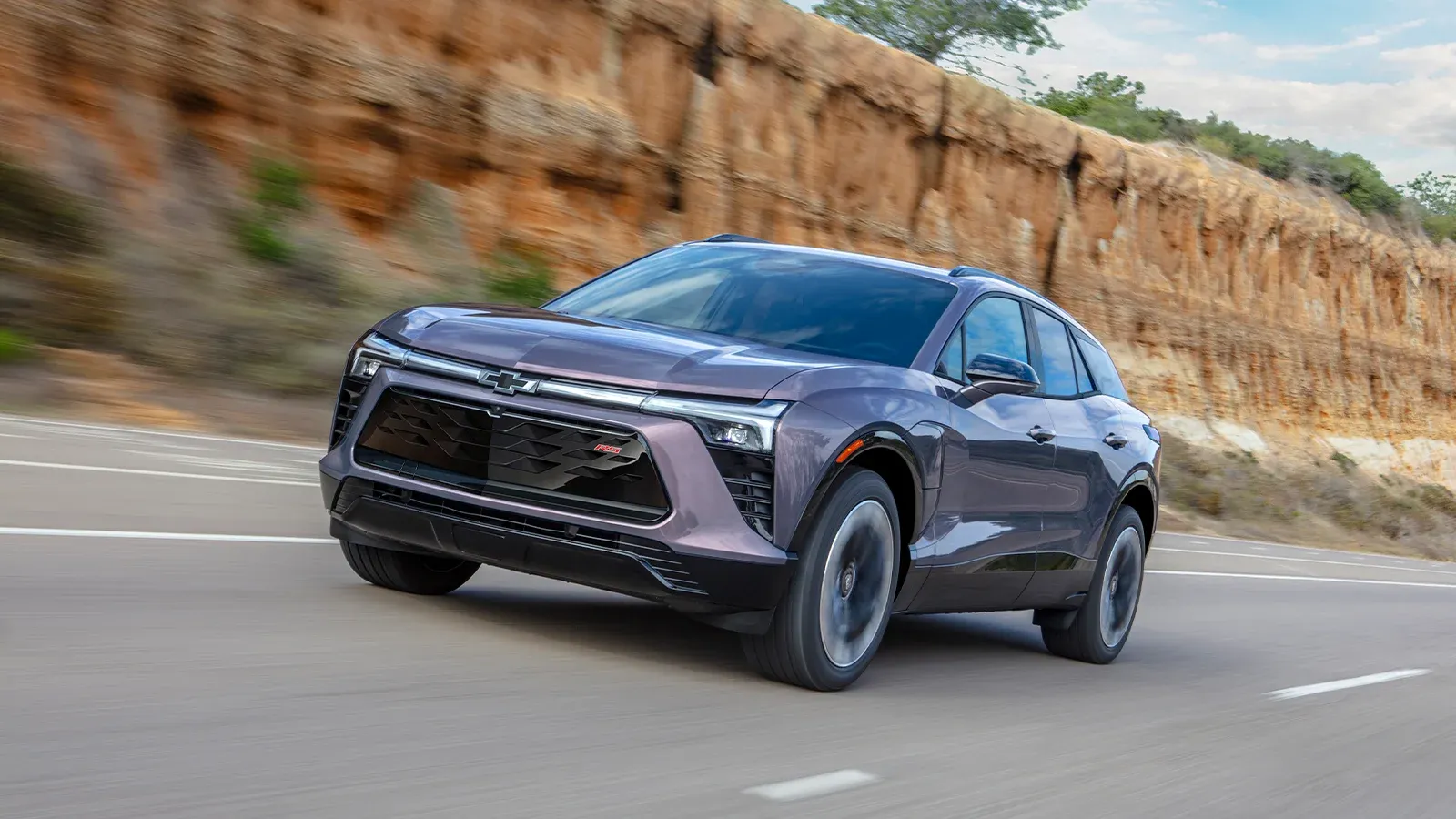 Chevrolet Blazer EV electric SUV driving