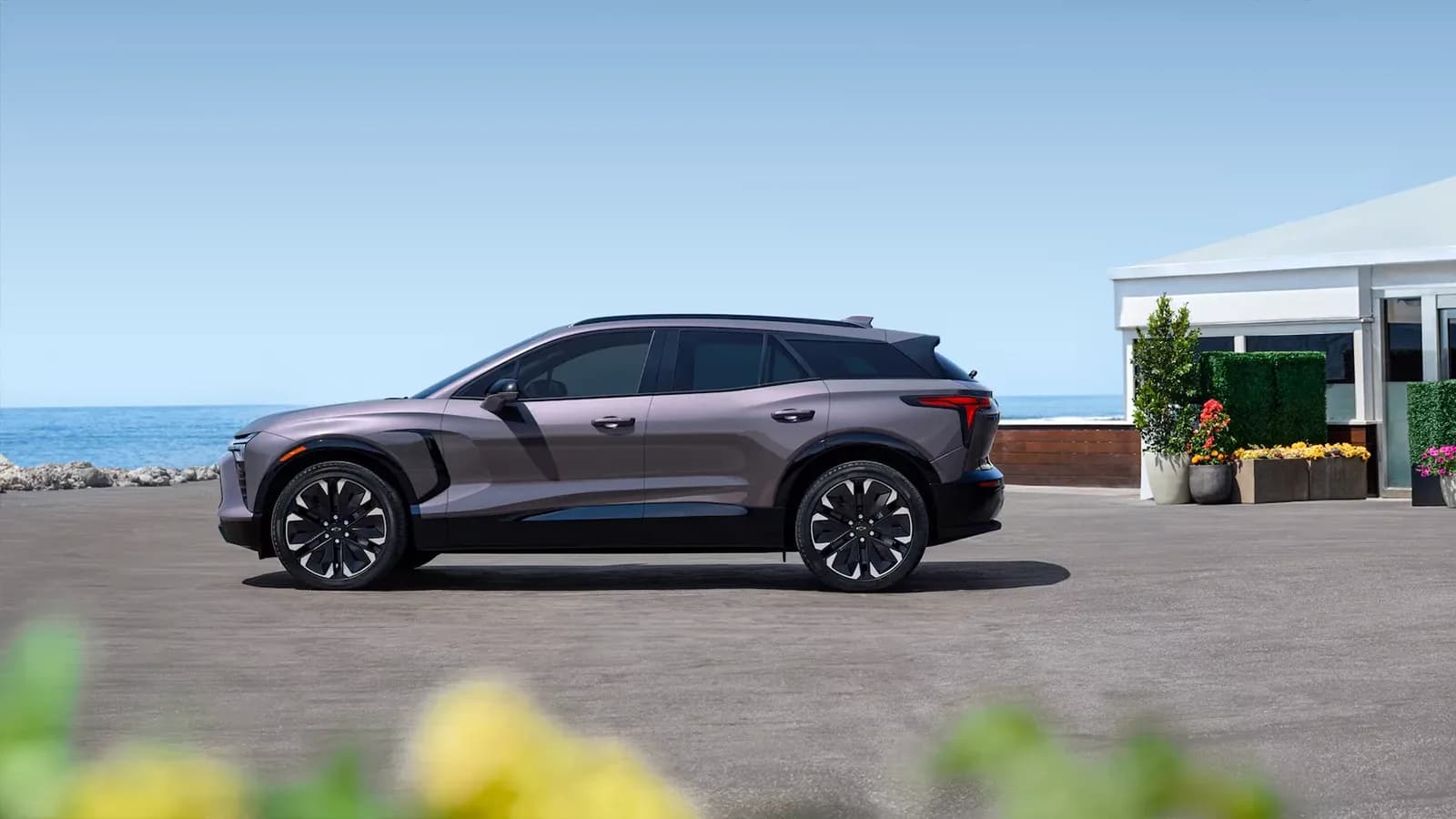 grey Chevy Blazer EV 