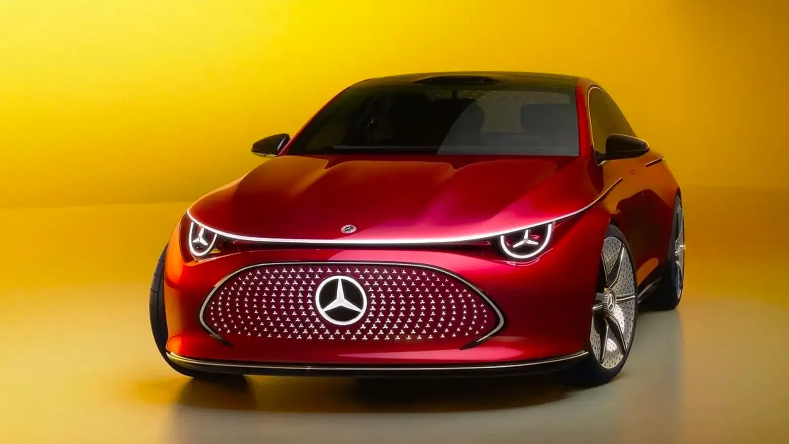 Mercedes Electric CLA exterior view front 