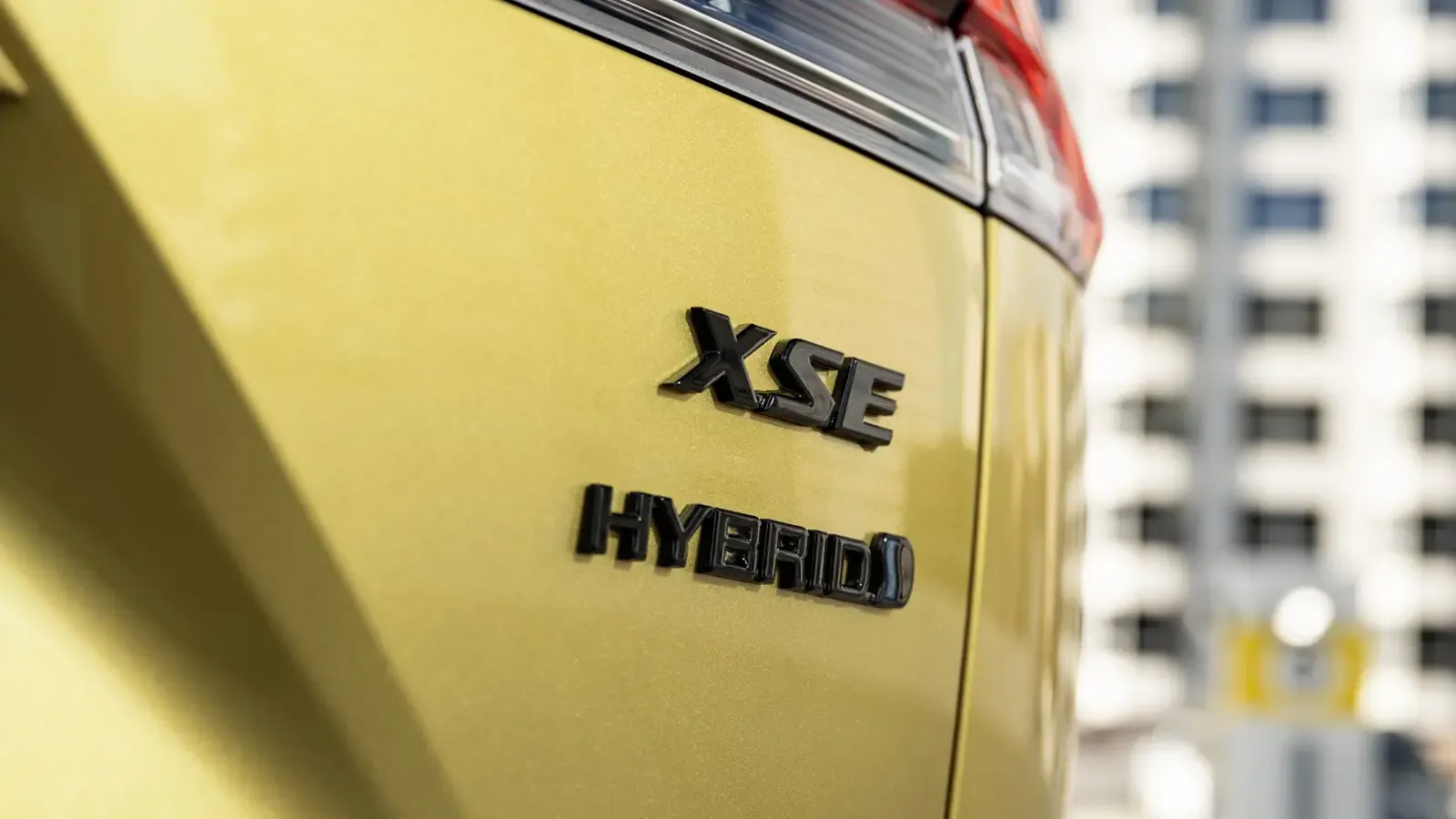 Toyota XSE Hybrid close up