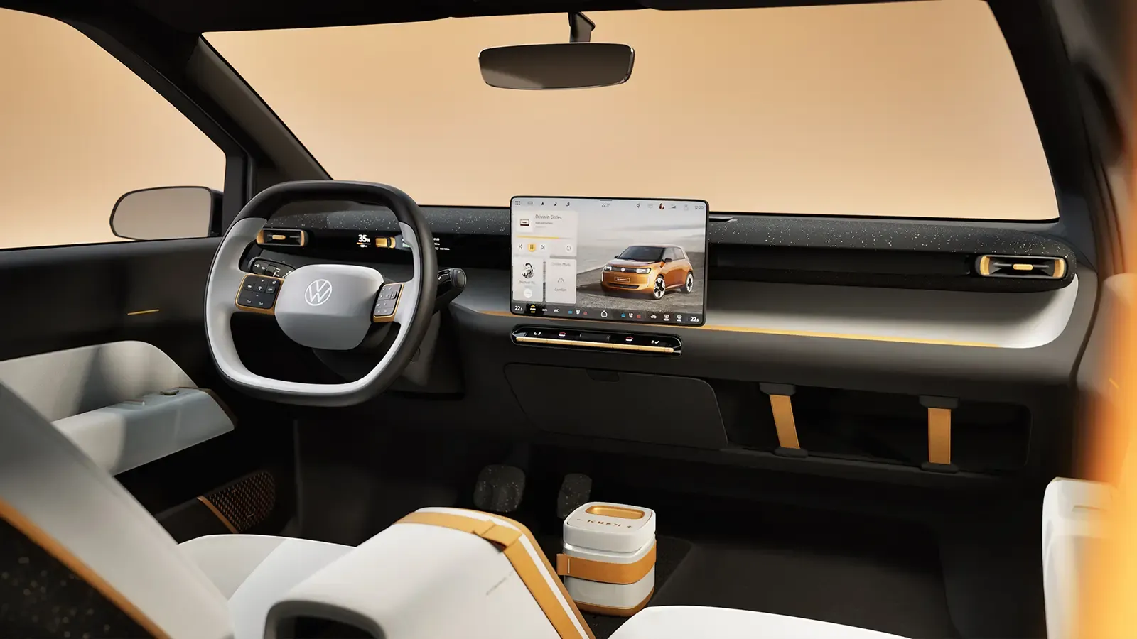 Volkswagen ID.1 interior drivers side view.
