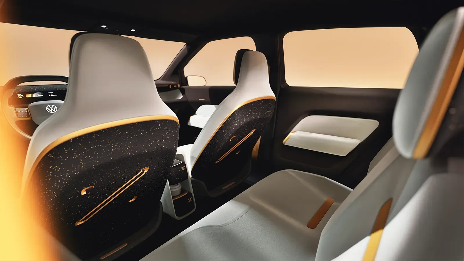 Volkswagen ID.1 rear interior view.