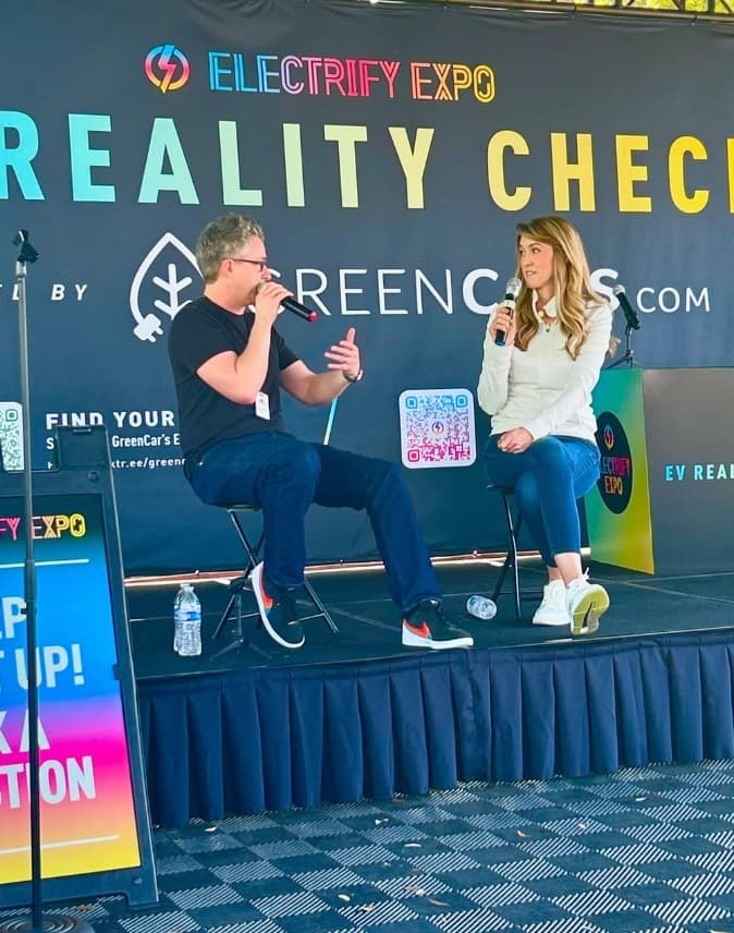 panel speakers at the EV reality check panel 