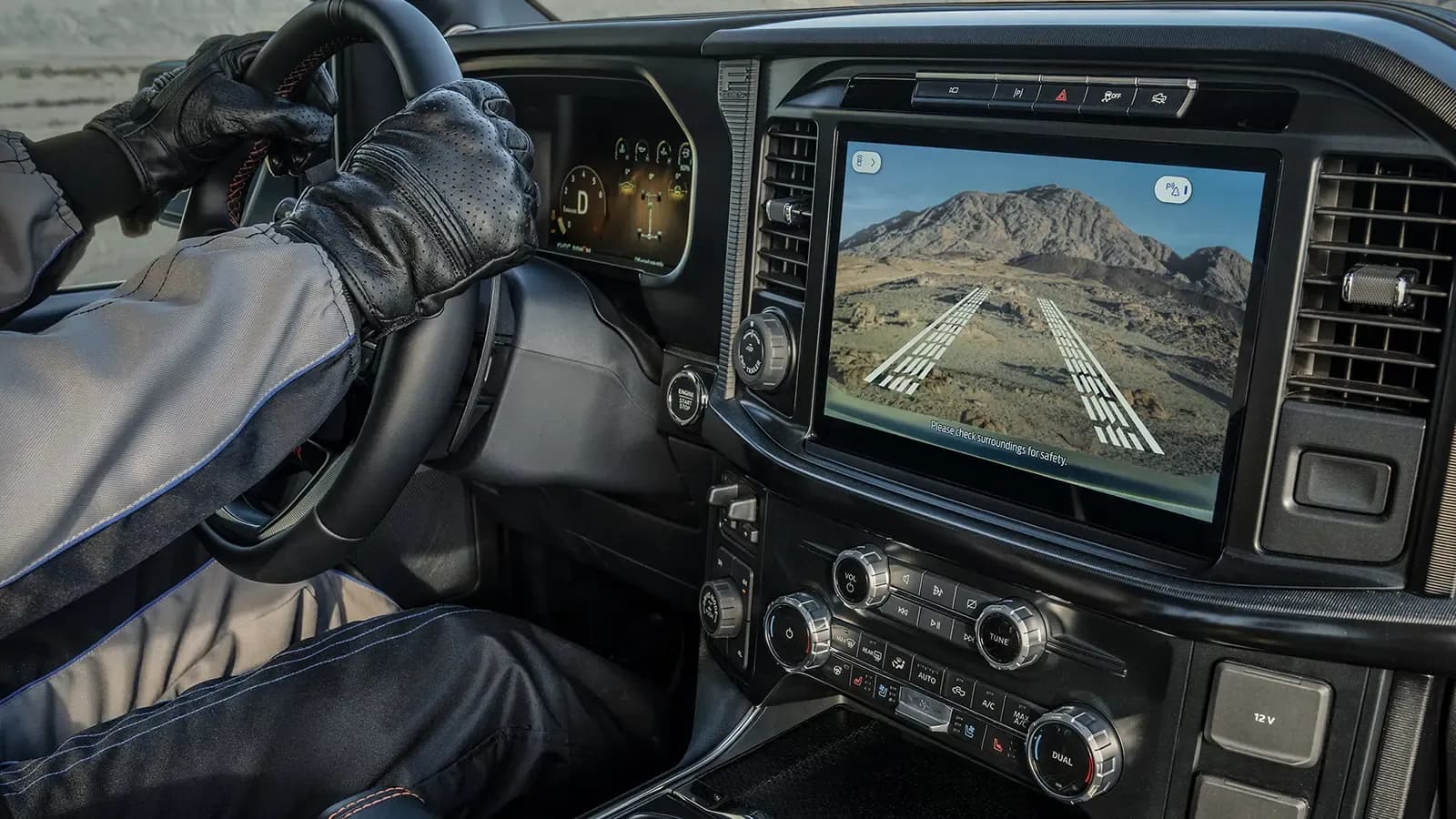 Interior of a the Ford F-150