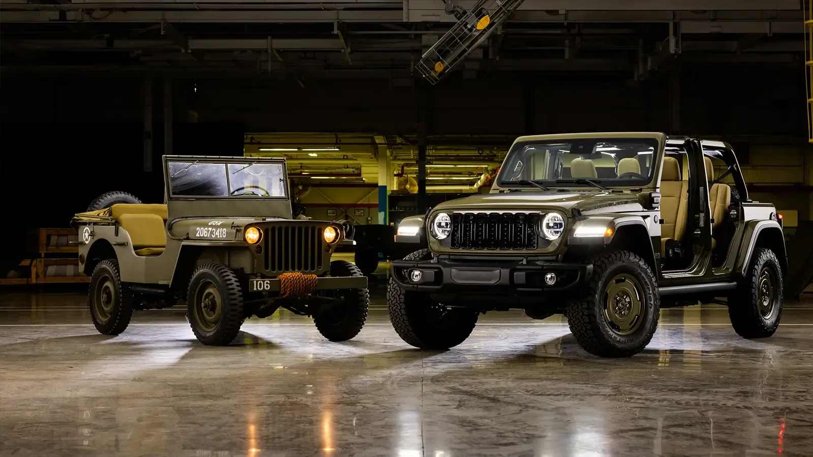 A 2025 Jeep Wrangler 4Xe Willys edition '41 Special Edition