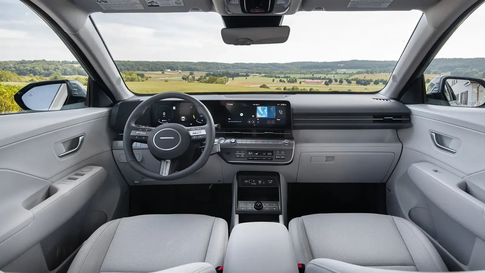 A 2025 Hyundia Kona interior