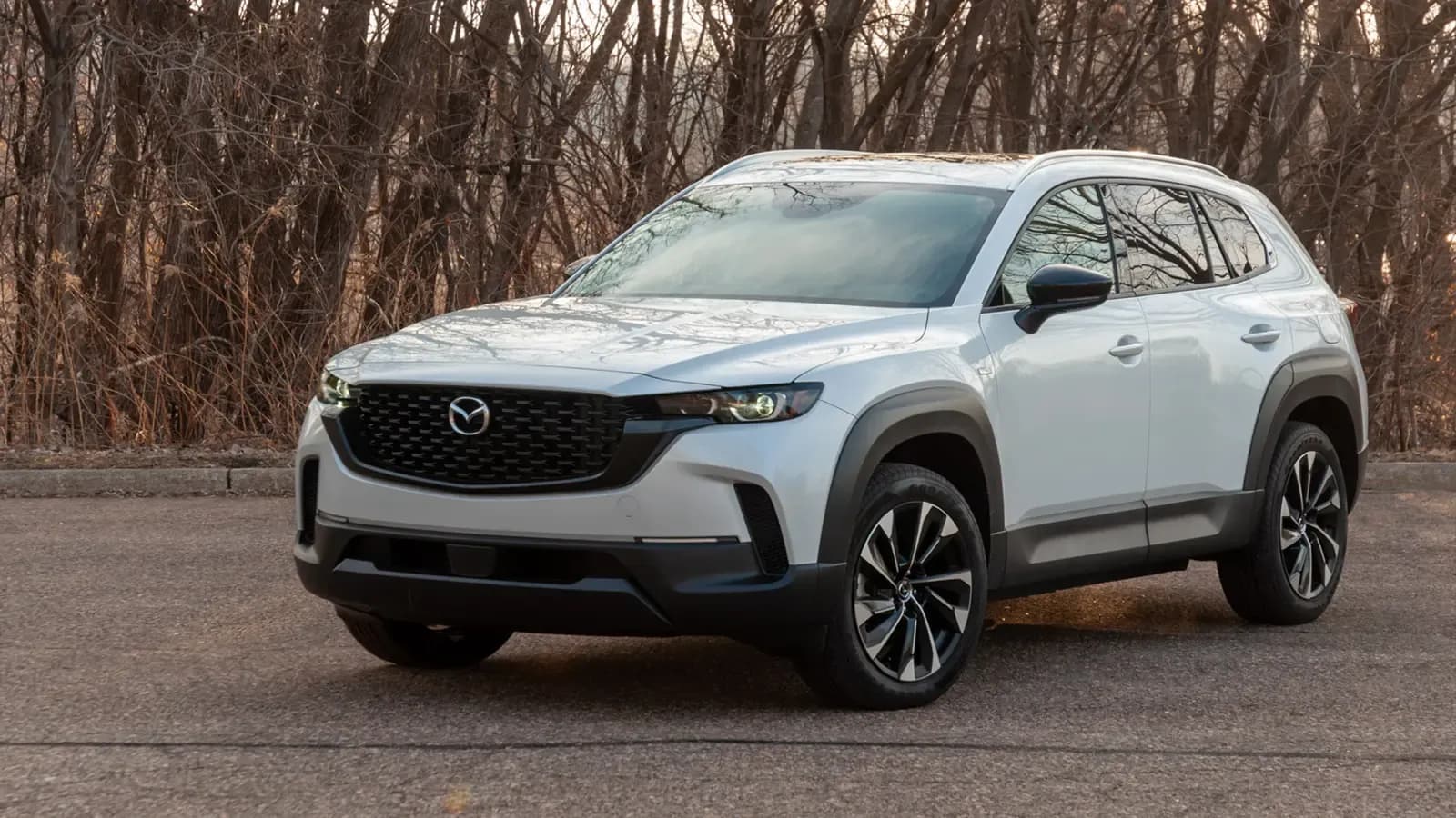A White Mazda CX-50 