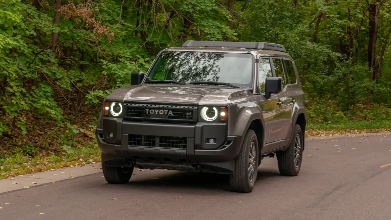 A olive 2025 Toyota Landcruiser