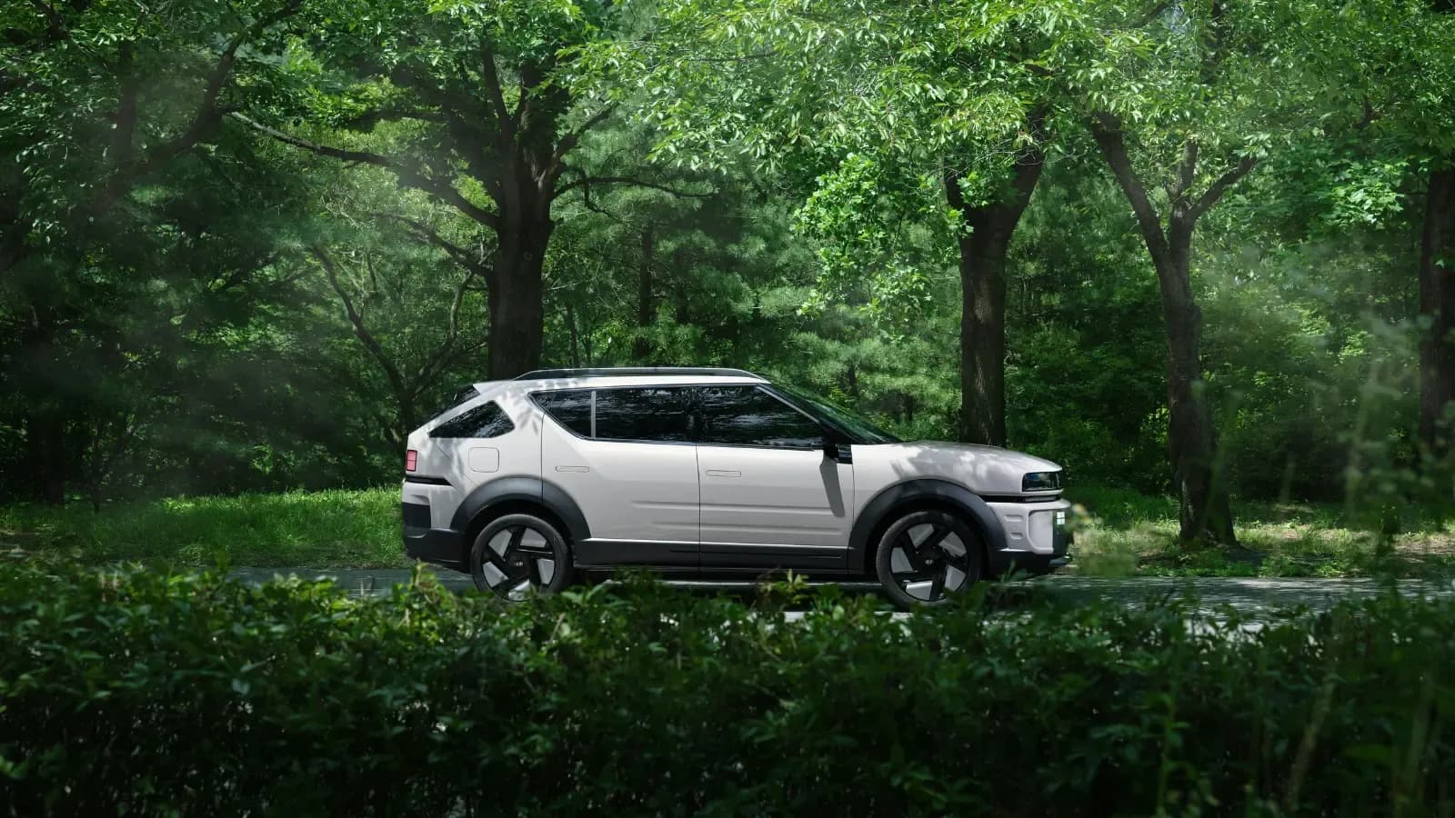 Electric SUV made by Hyundai