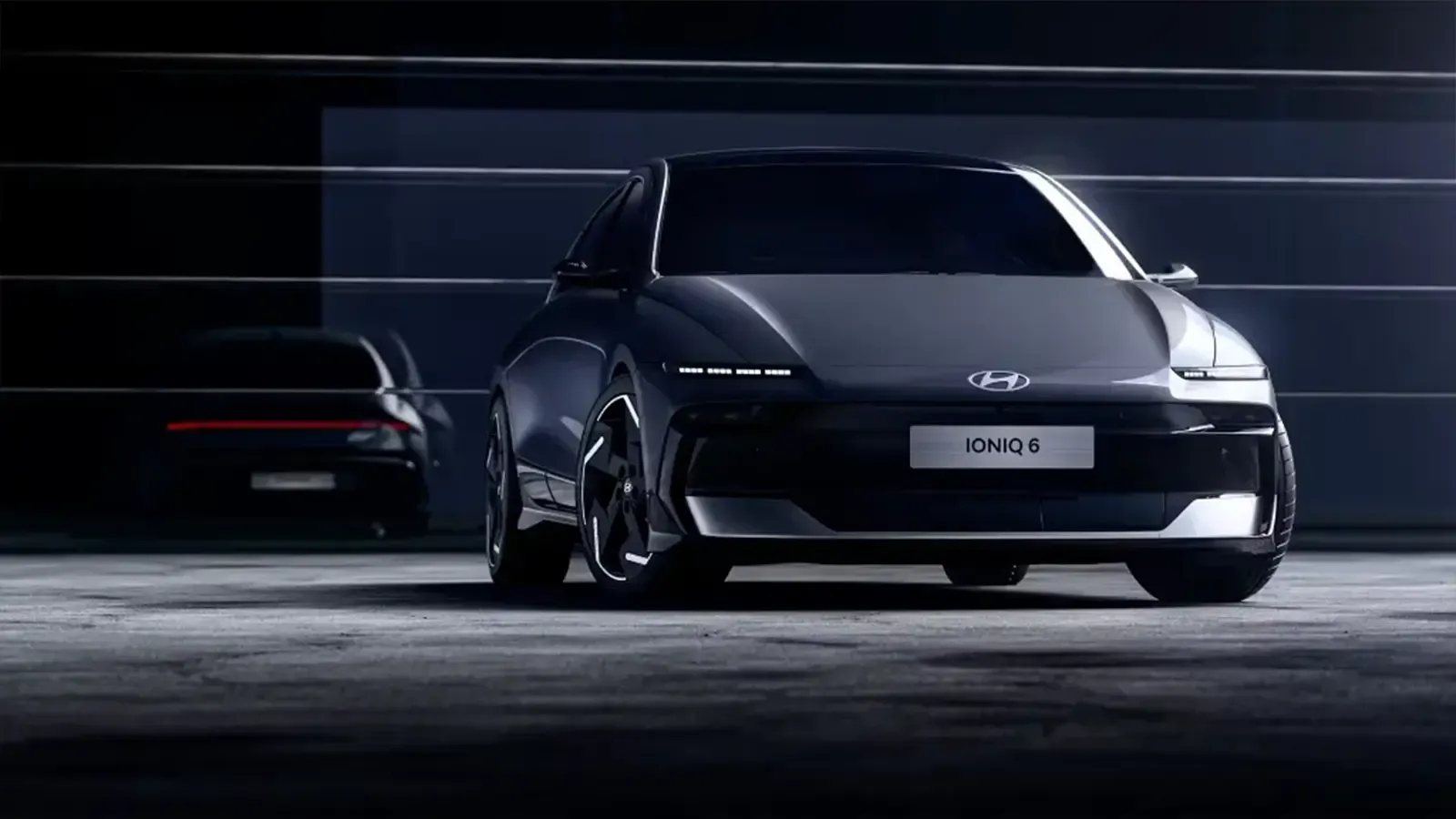 A dark gray 2025 Hyundai ioniq 6