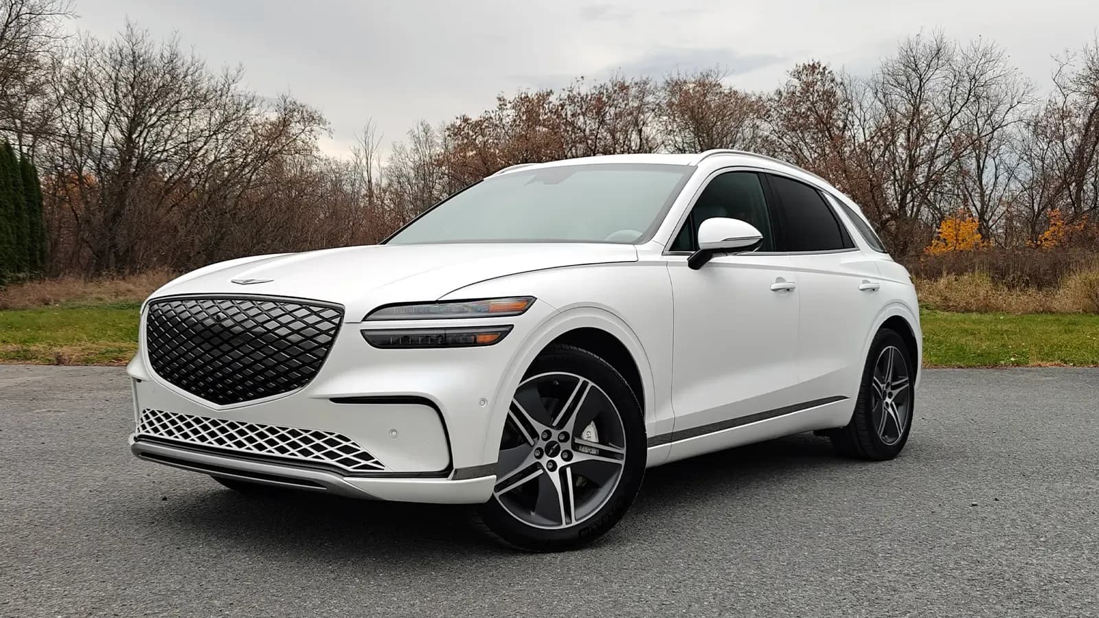A white 2026 Genesis GV70