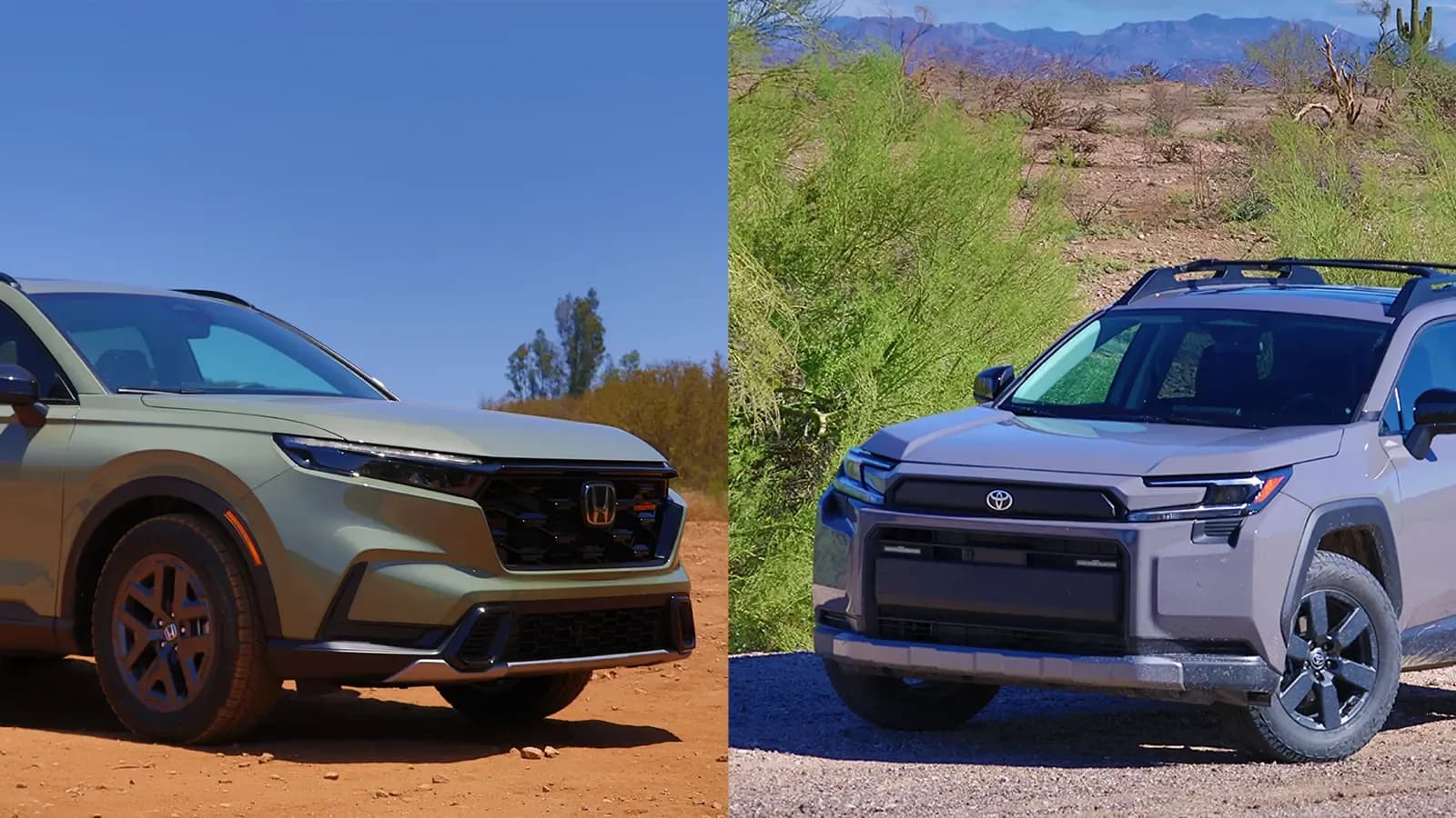 A head to head of the Honda CR-V hybrid vs the Toyota RAV4 hybrid