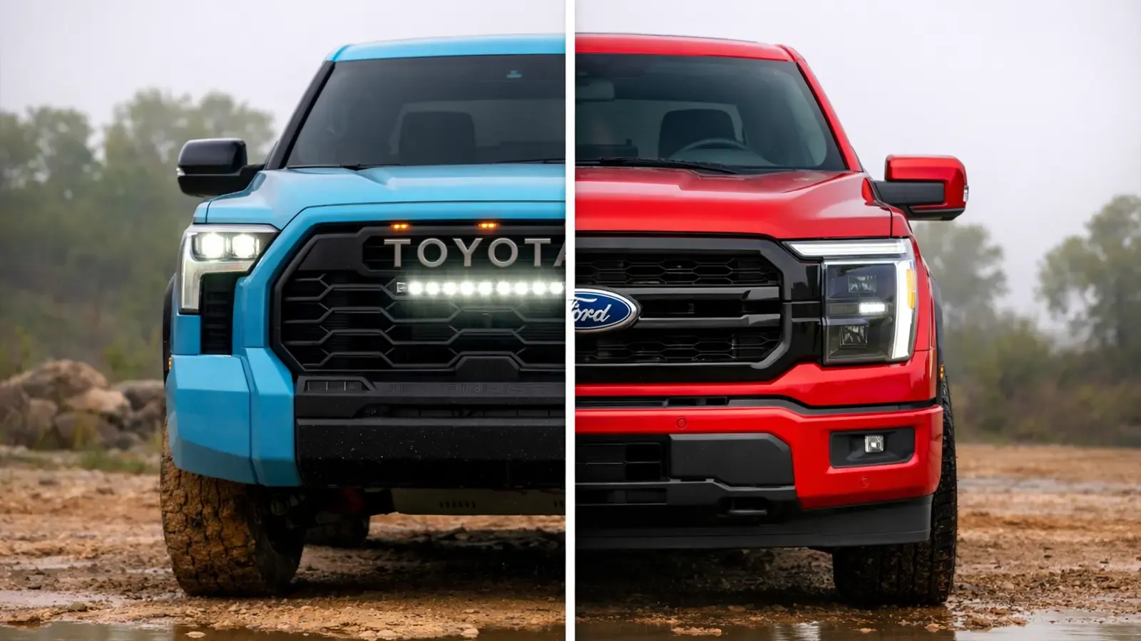 A head to head of the Toyota Tundra Hybrid and the Ford F-150 Hybrid