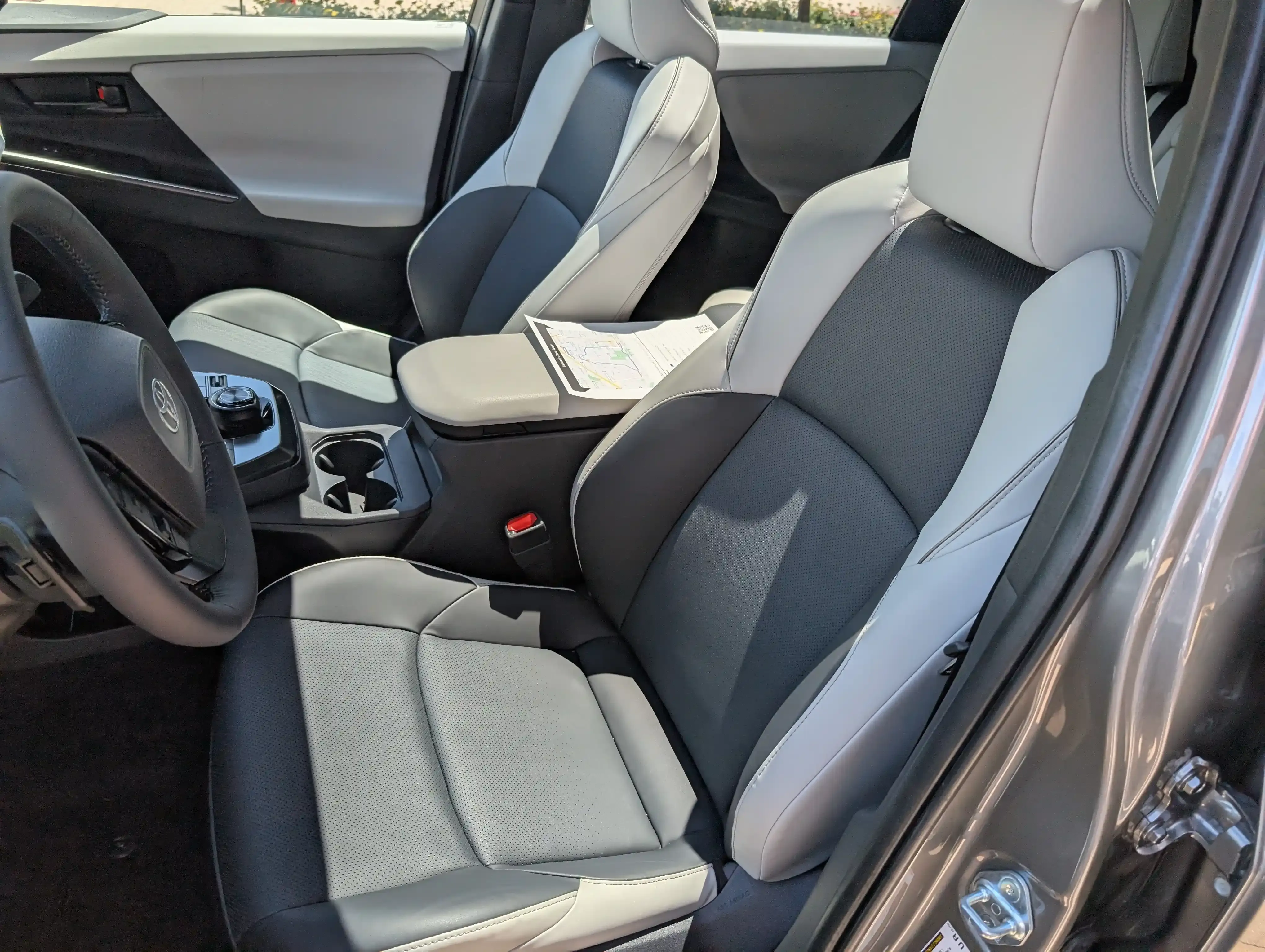 2027 Toyota bZ front cabin interior