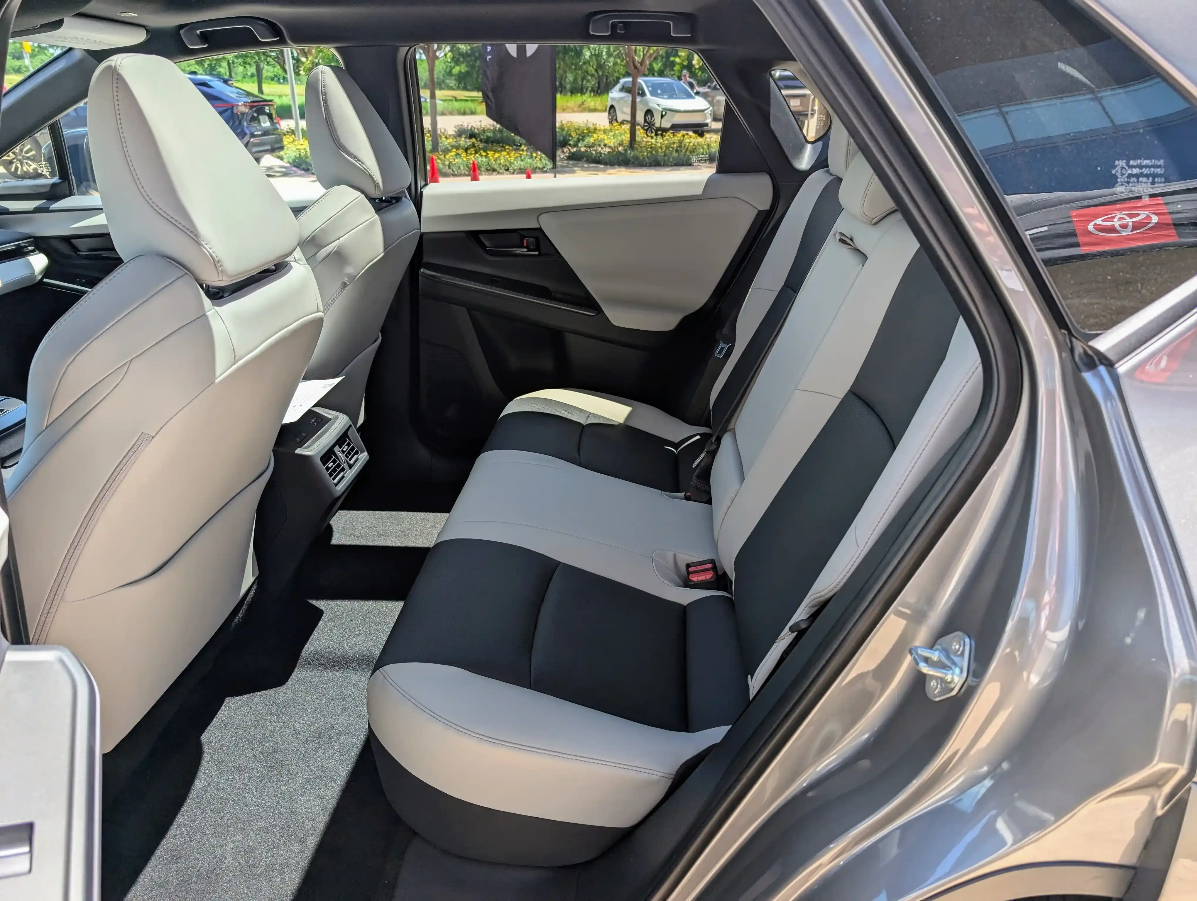 2027 Toyota bZ rear interior photo
