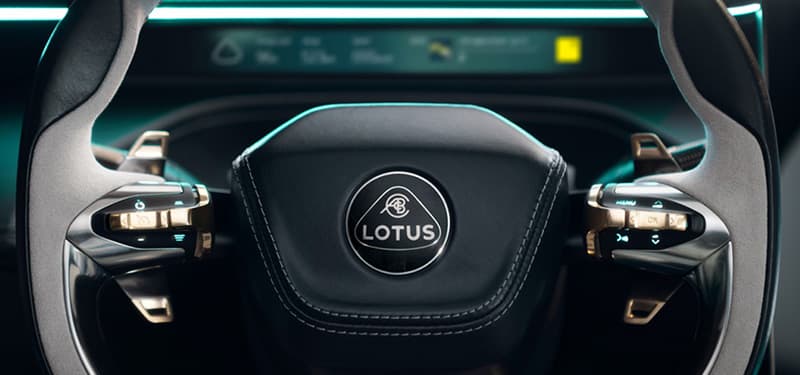 Lotus Eletre steering wheel