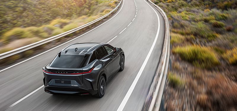 2023 Lexus RZ driving