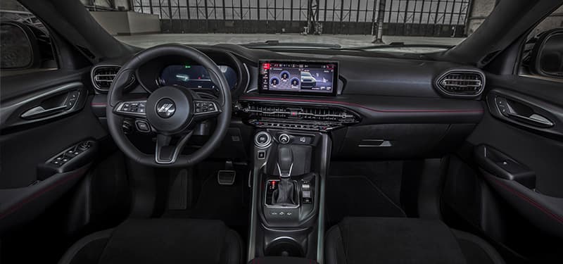 2023 Dodge Hornet R/T Plug-In Hybrid interior Steering and tech