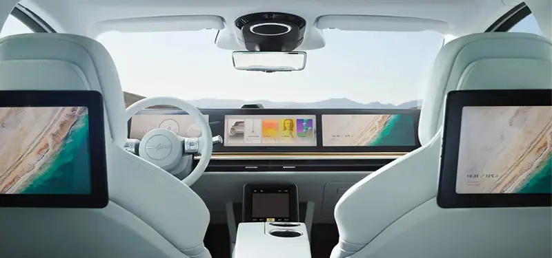 Sony EV SUV Interior