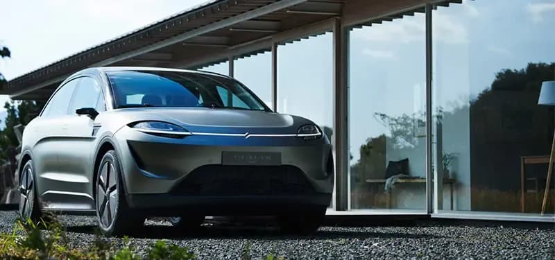 Front of Sony EV SUV