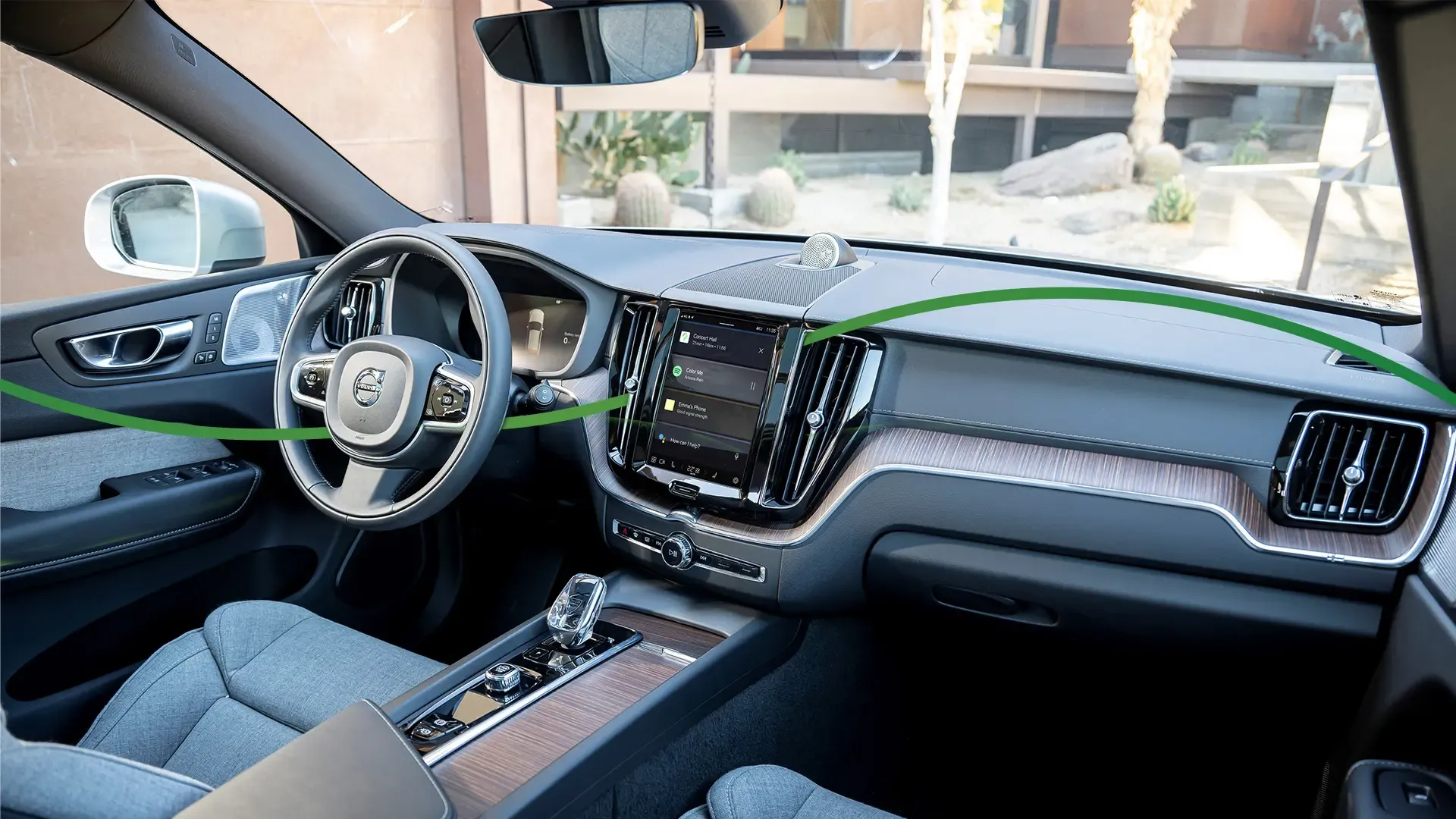 futuristic auto interior