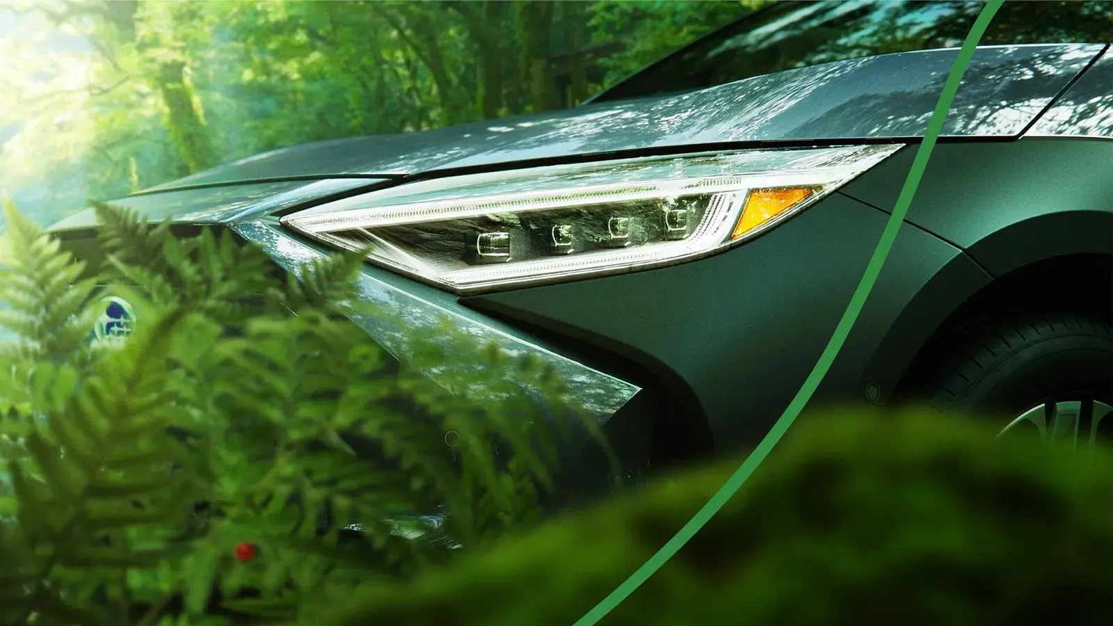 2023 Subaru Solterra in the Forest