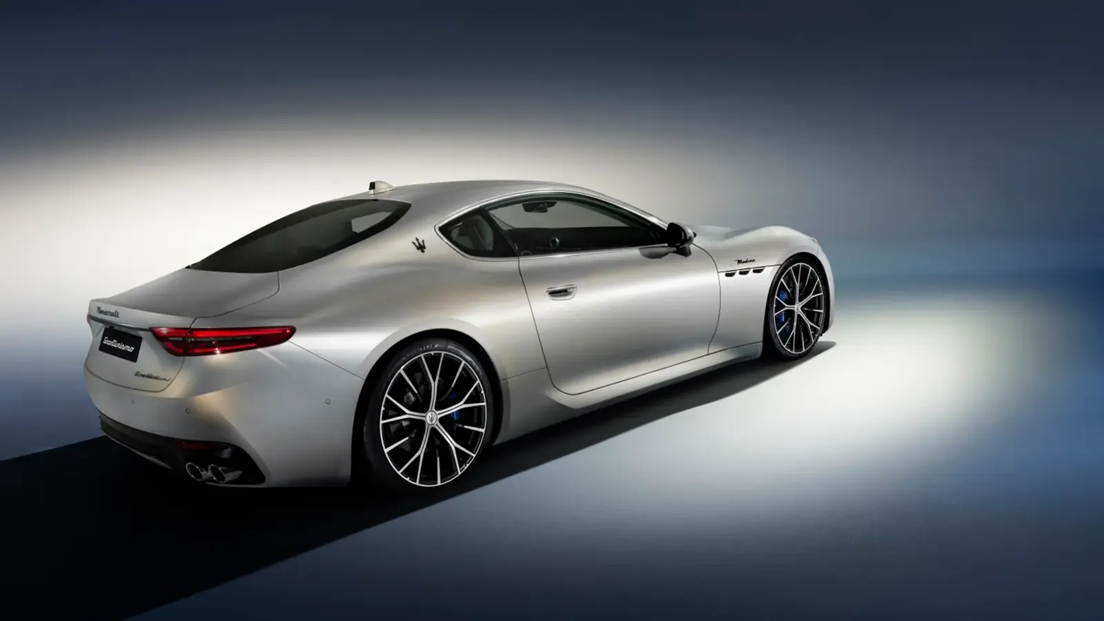 Silver Gran Turismo Electric Maserati