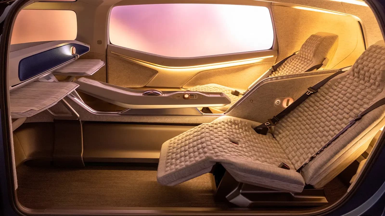 Volkswagen driverless car concept interior