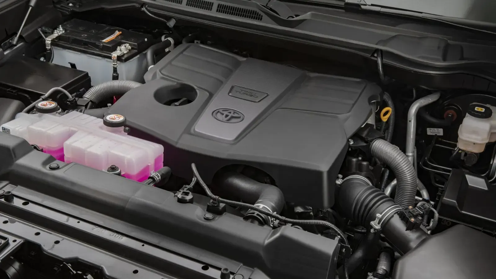 Toyota Tundra under the hood