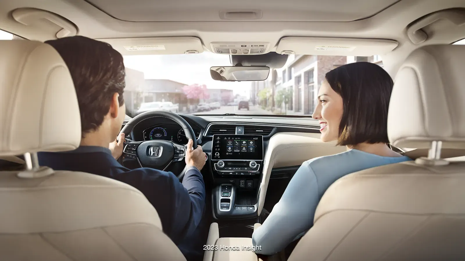 2023 Honda Insight view from back seat