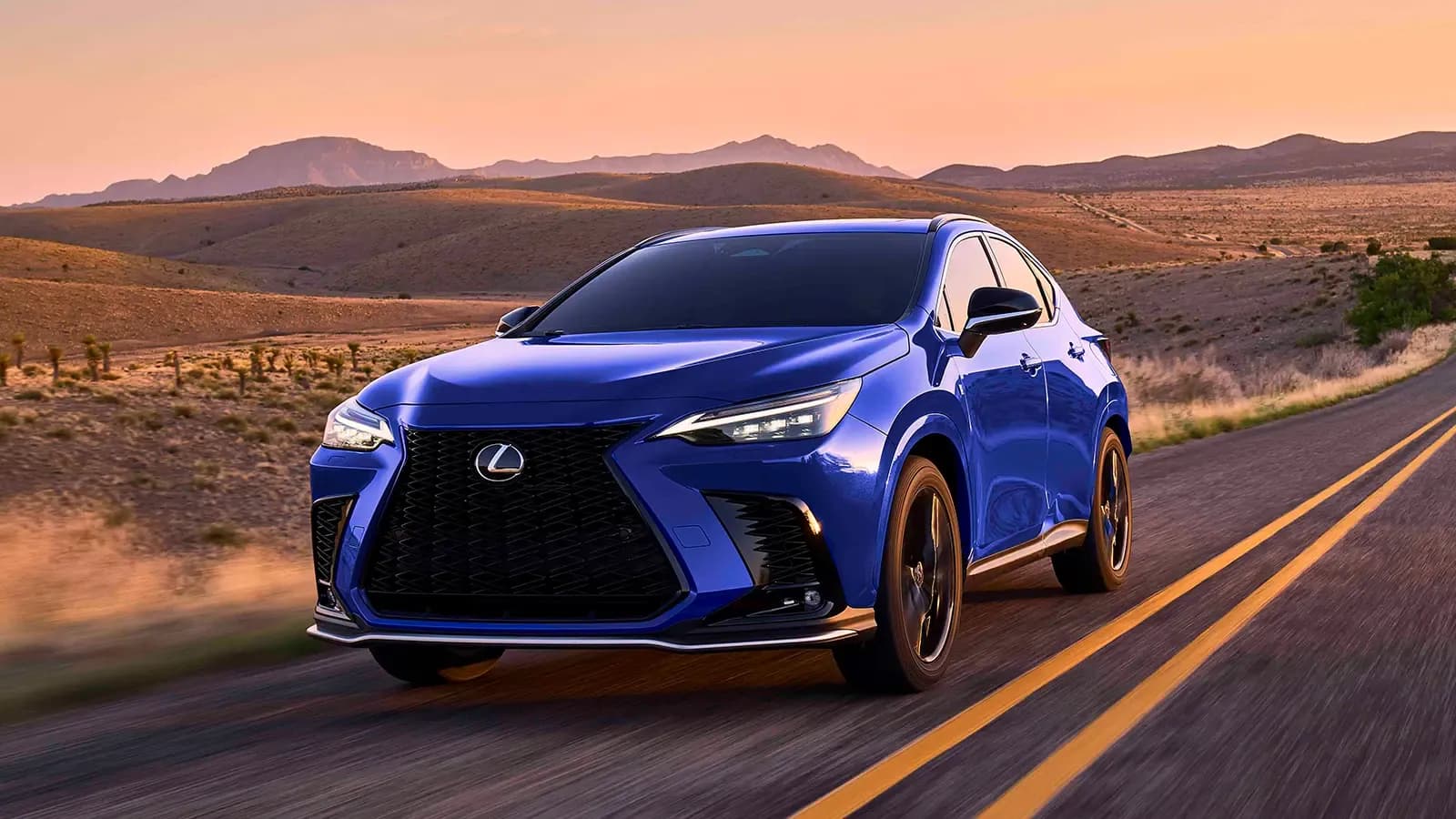Lexus NX450+ in the Desert