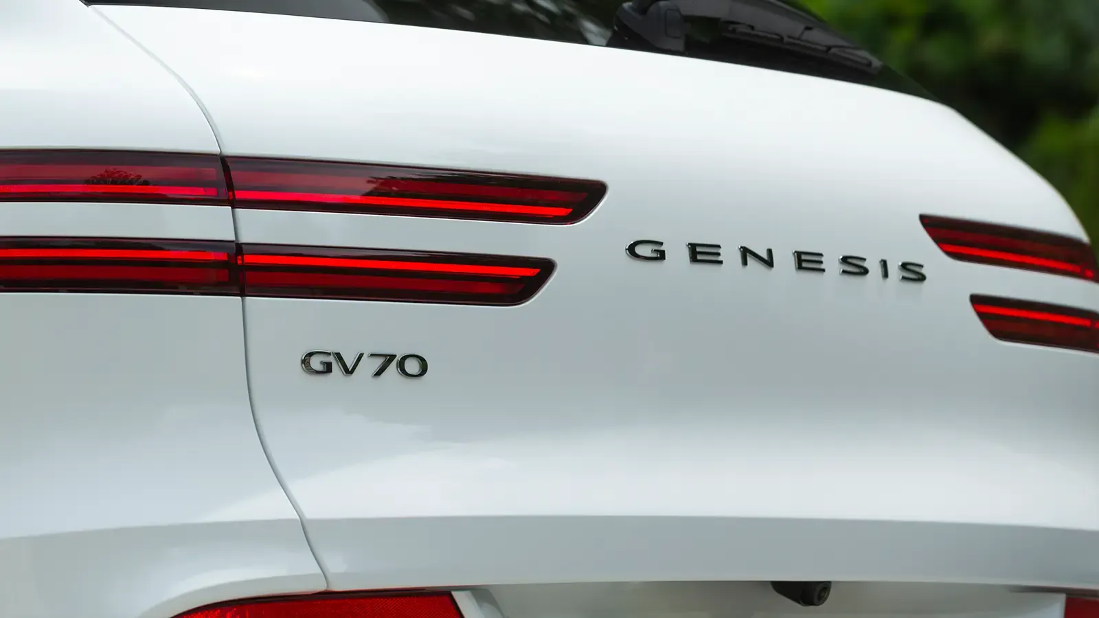 Rear Trunk of Genesis Electrified GV70