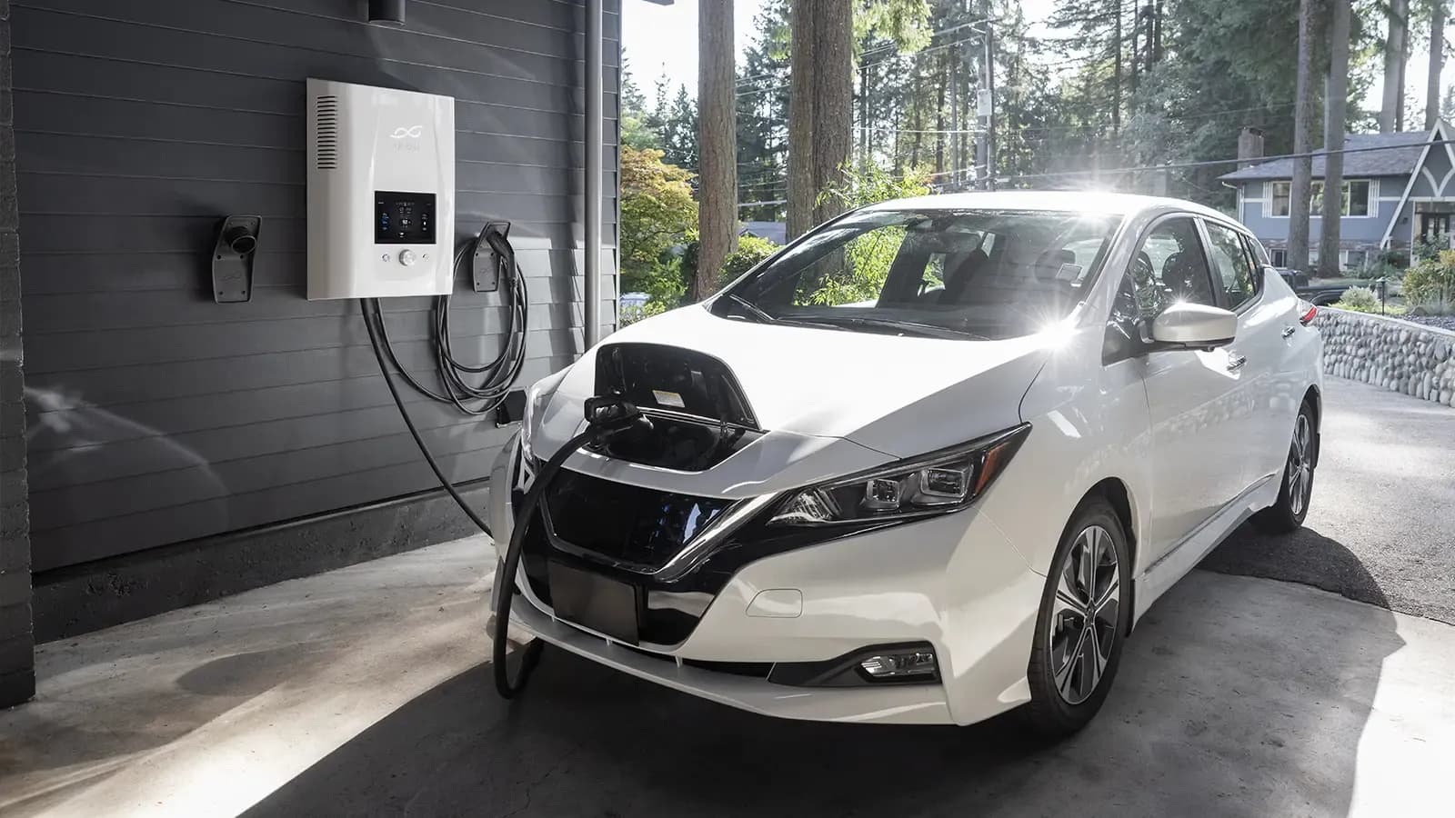 charging vehicle at home